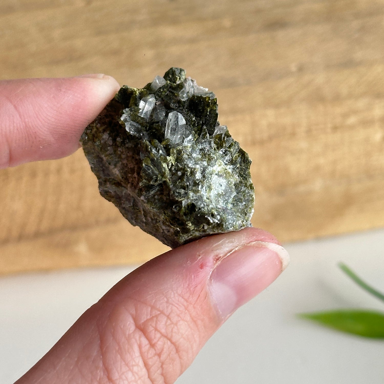 Epidote & Quartz Cluster 12g