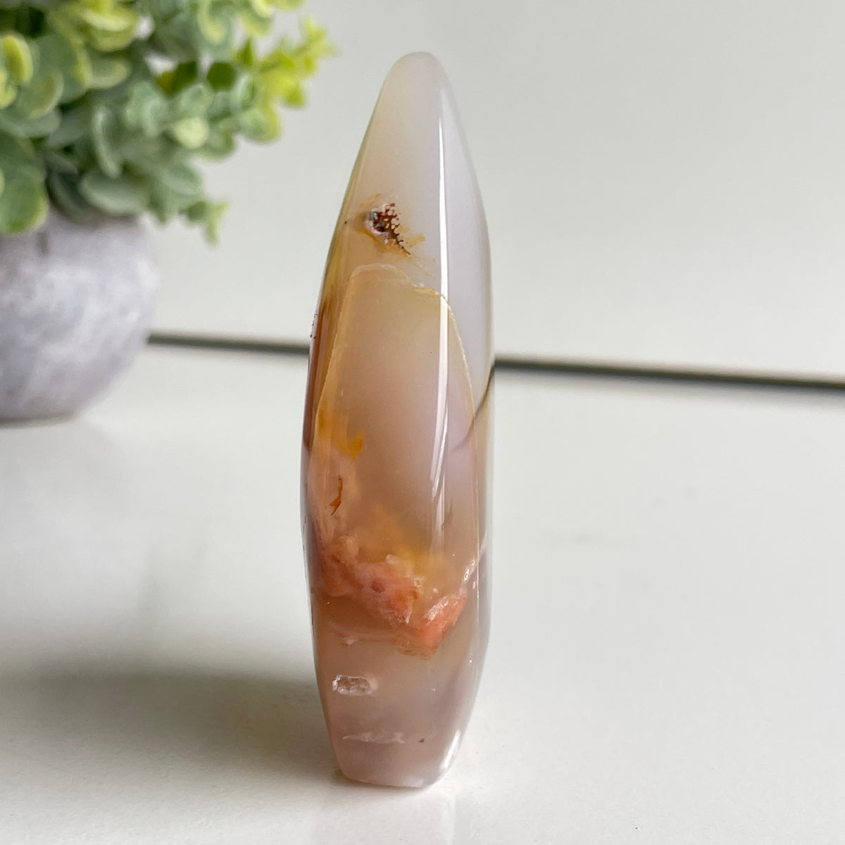 Flower Agate Flame 8.3cm