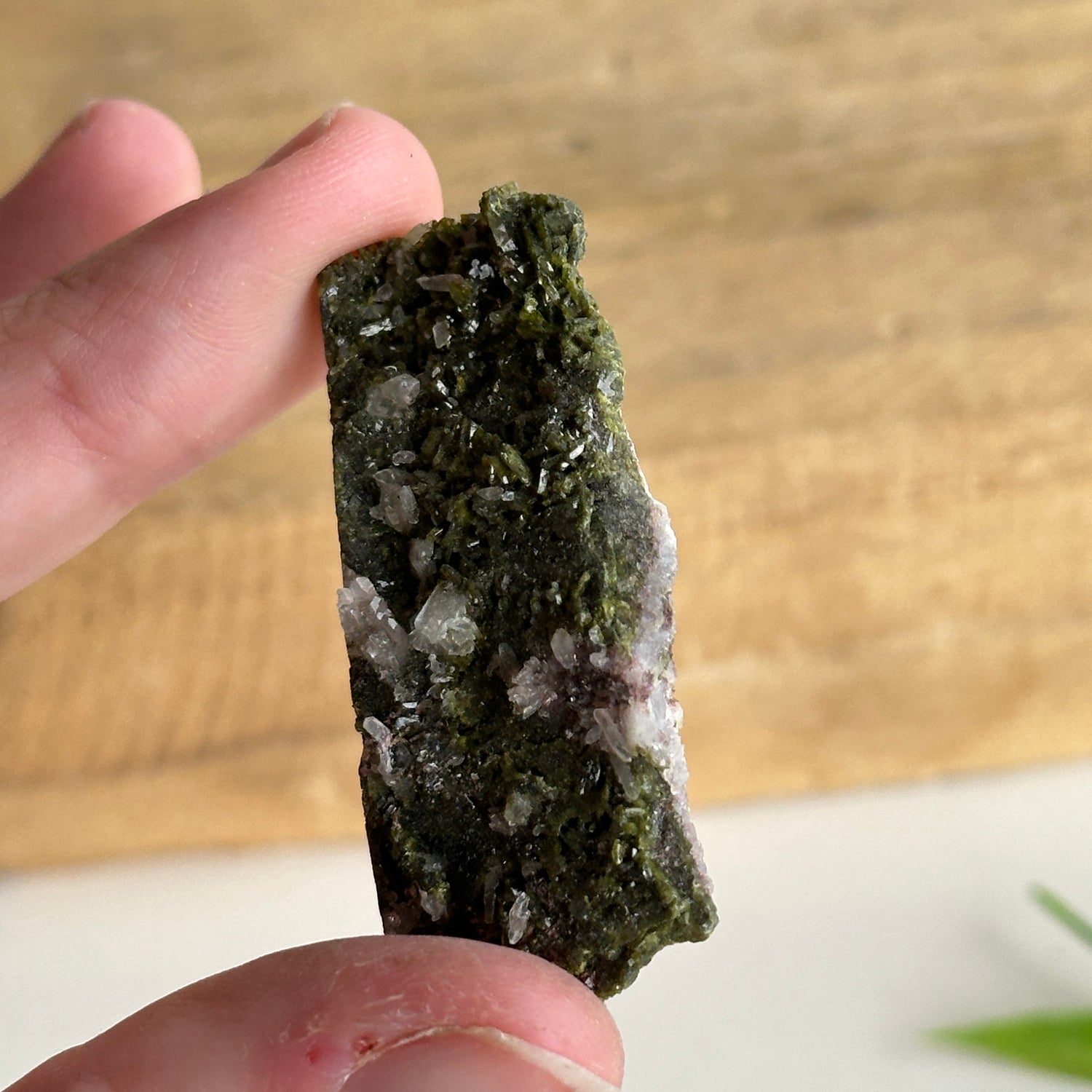 Epidote & Quartz Cluster 12g