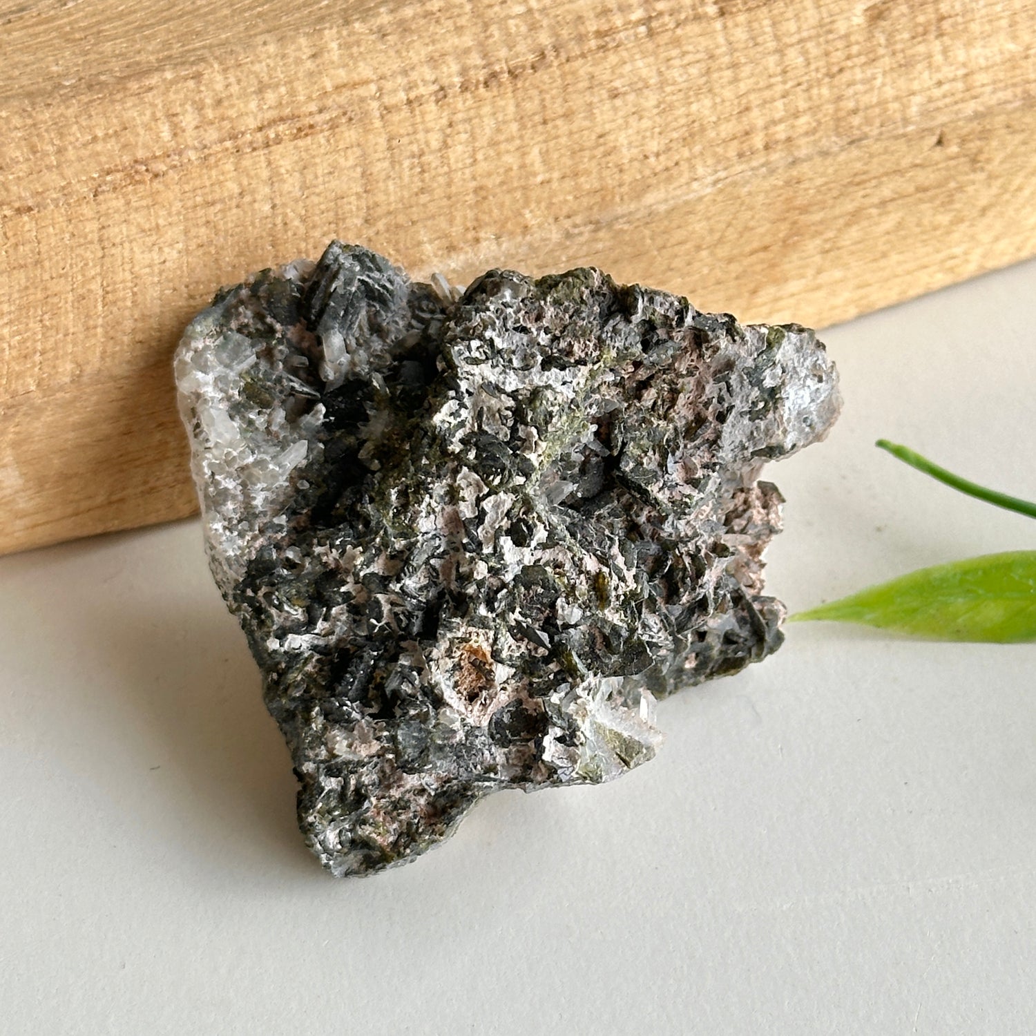 Epidote & Quartz Cluster 40g
