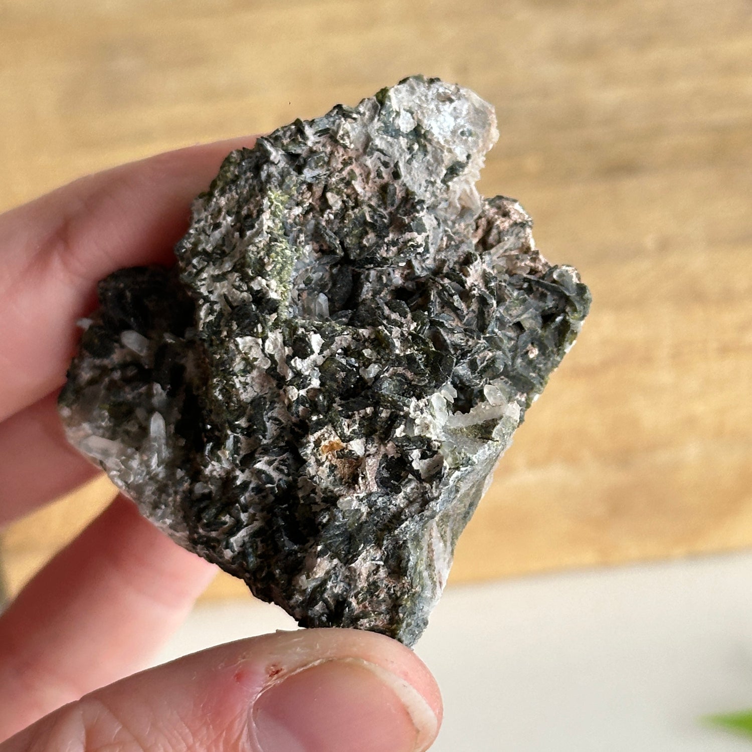 Epidote & Quartz Cluster 40g