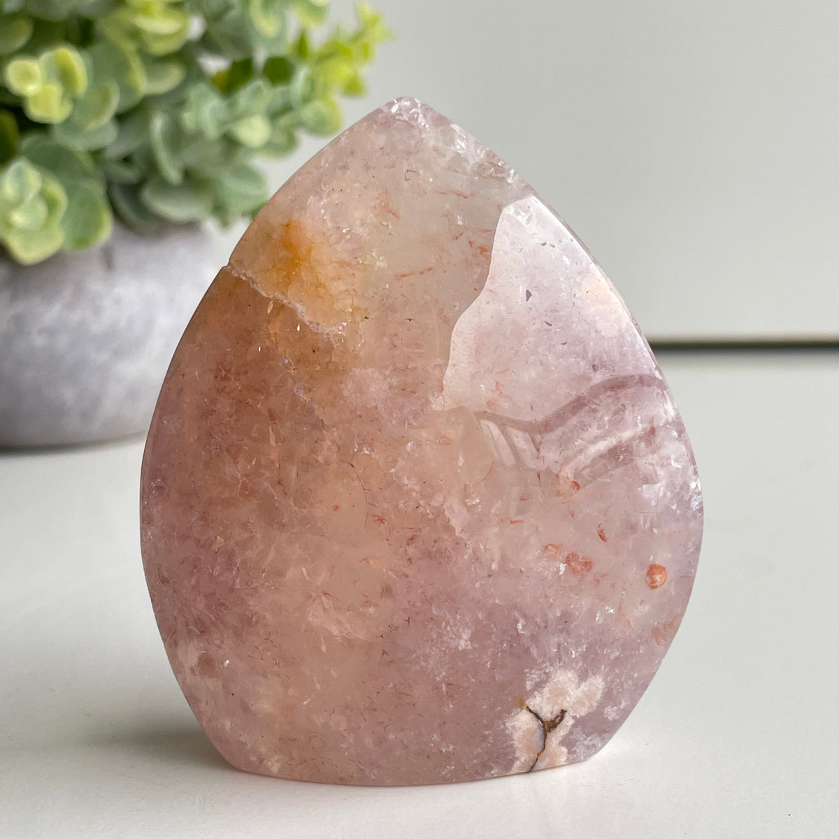 Flower Agate Flame 7.6cm