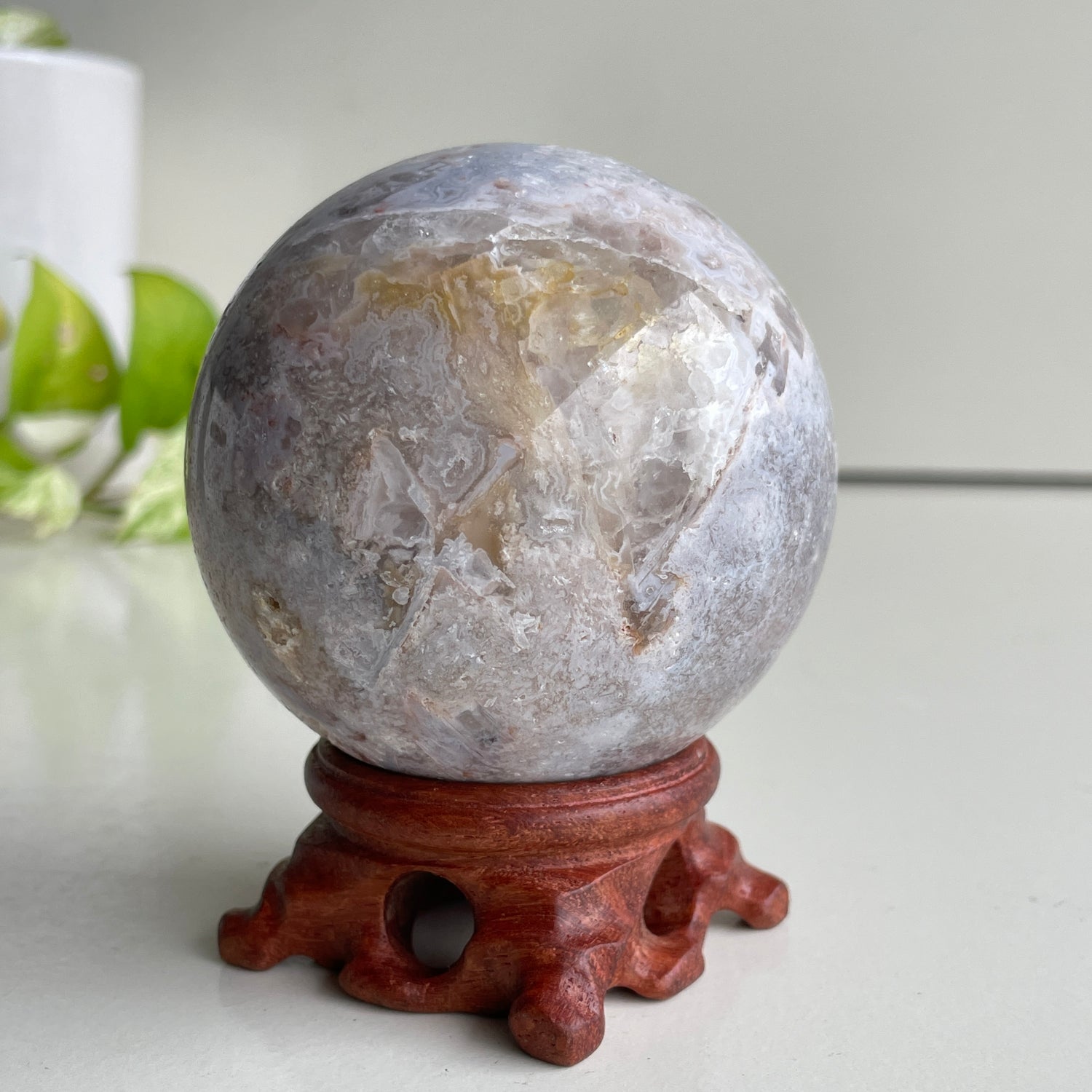 Pink Amethyst Sphere 7.4cm