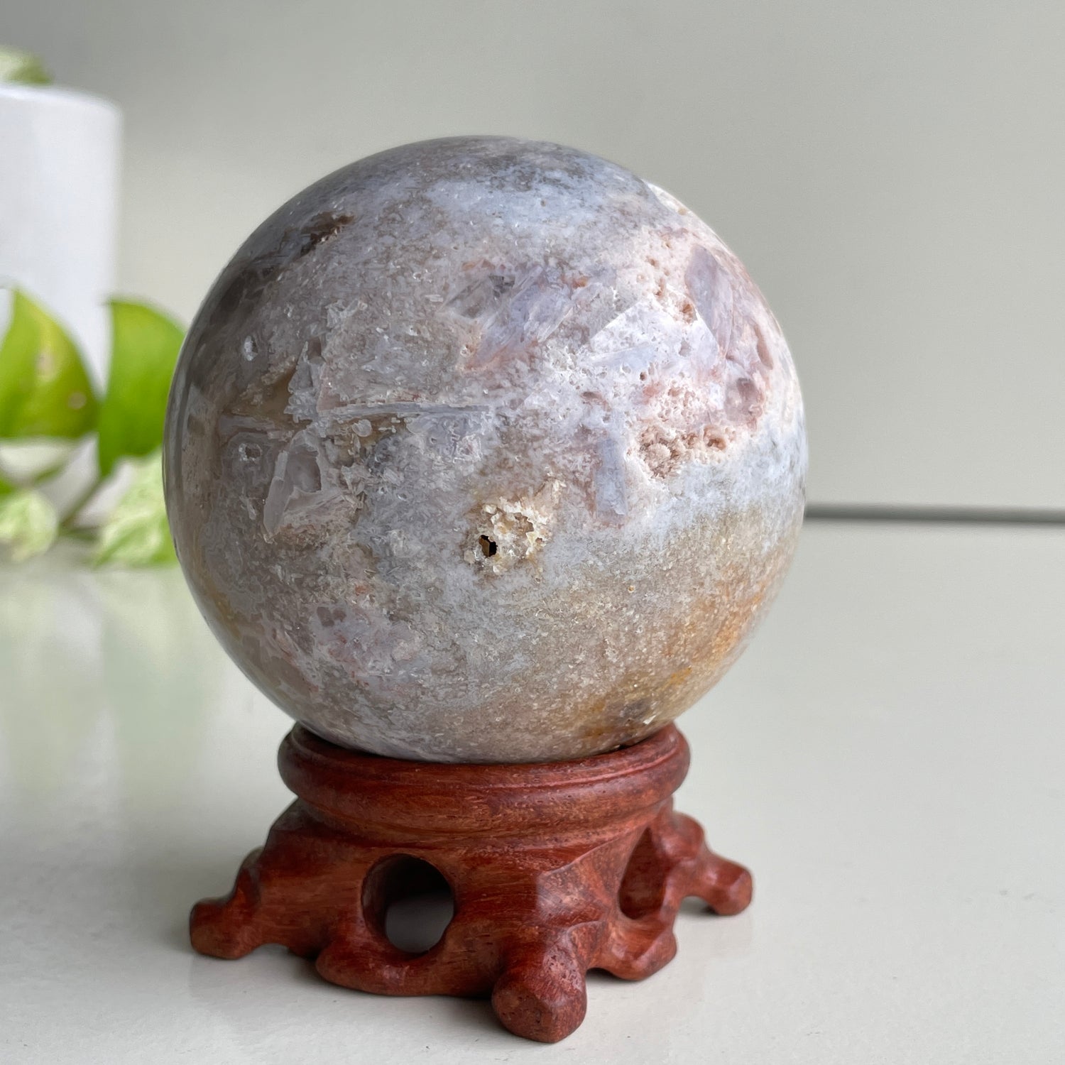 Pink Amethyst Sphere 7.4cm