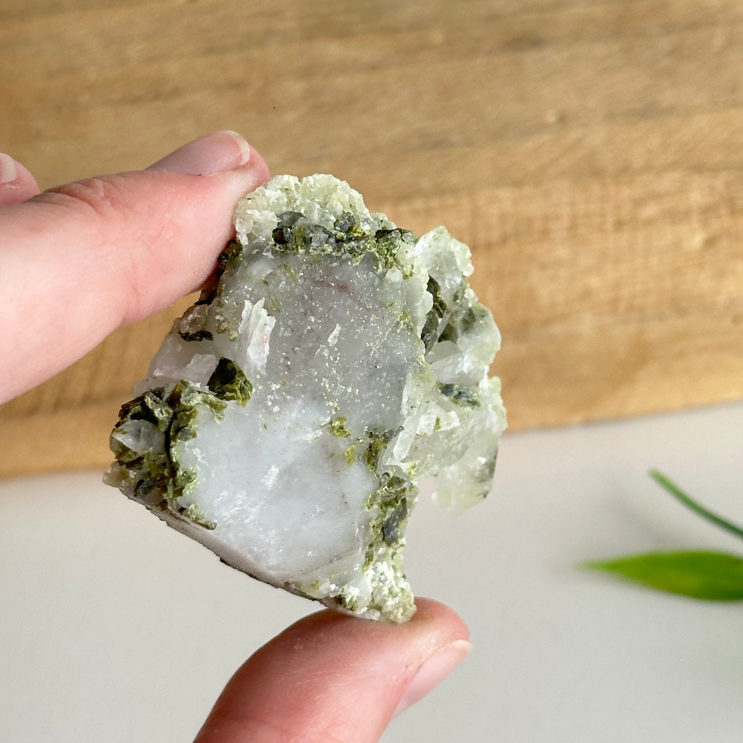 Epidote & Quartz Cluster 32g