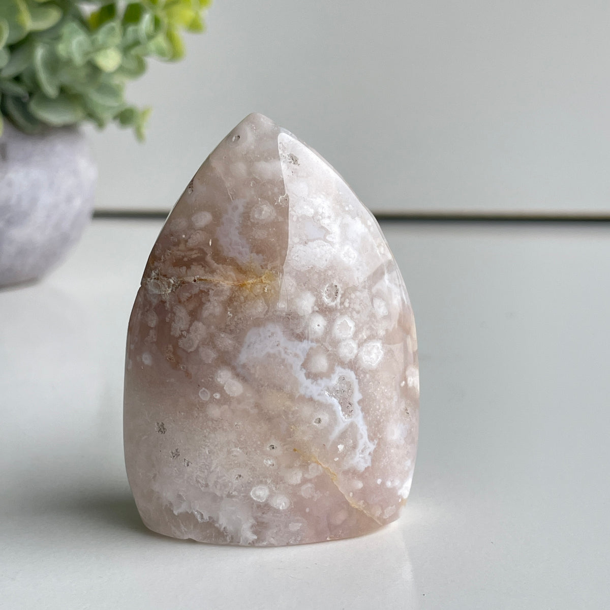 Flower Agate Flame 6.7cm