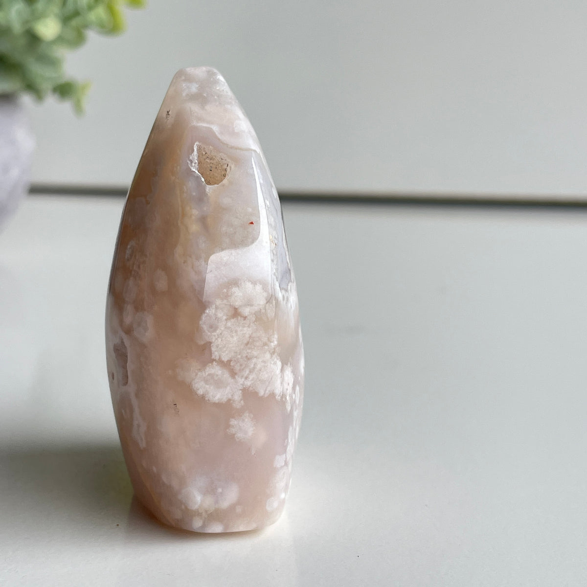Flower Agate Flame 6.7cm