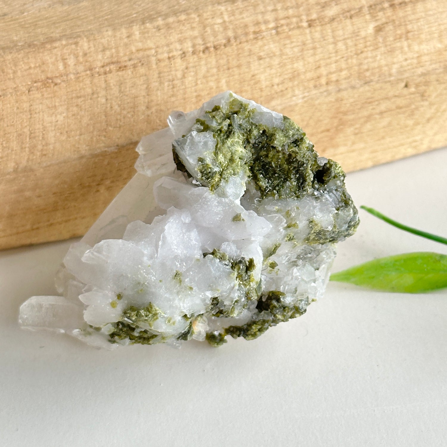 Epidote & Quartz Cluster 46g