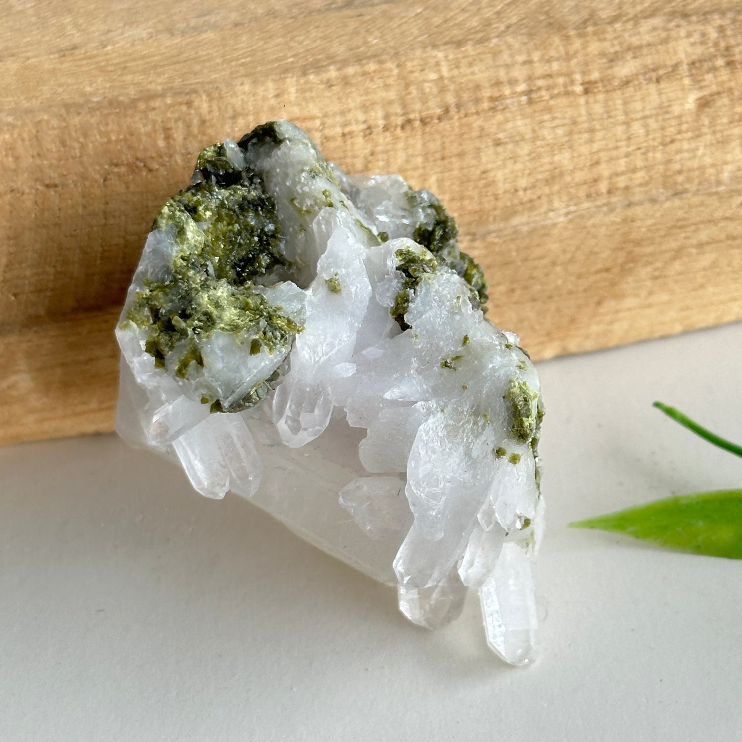 Epidote & Quartz Cluster 46g