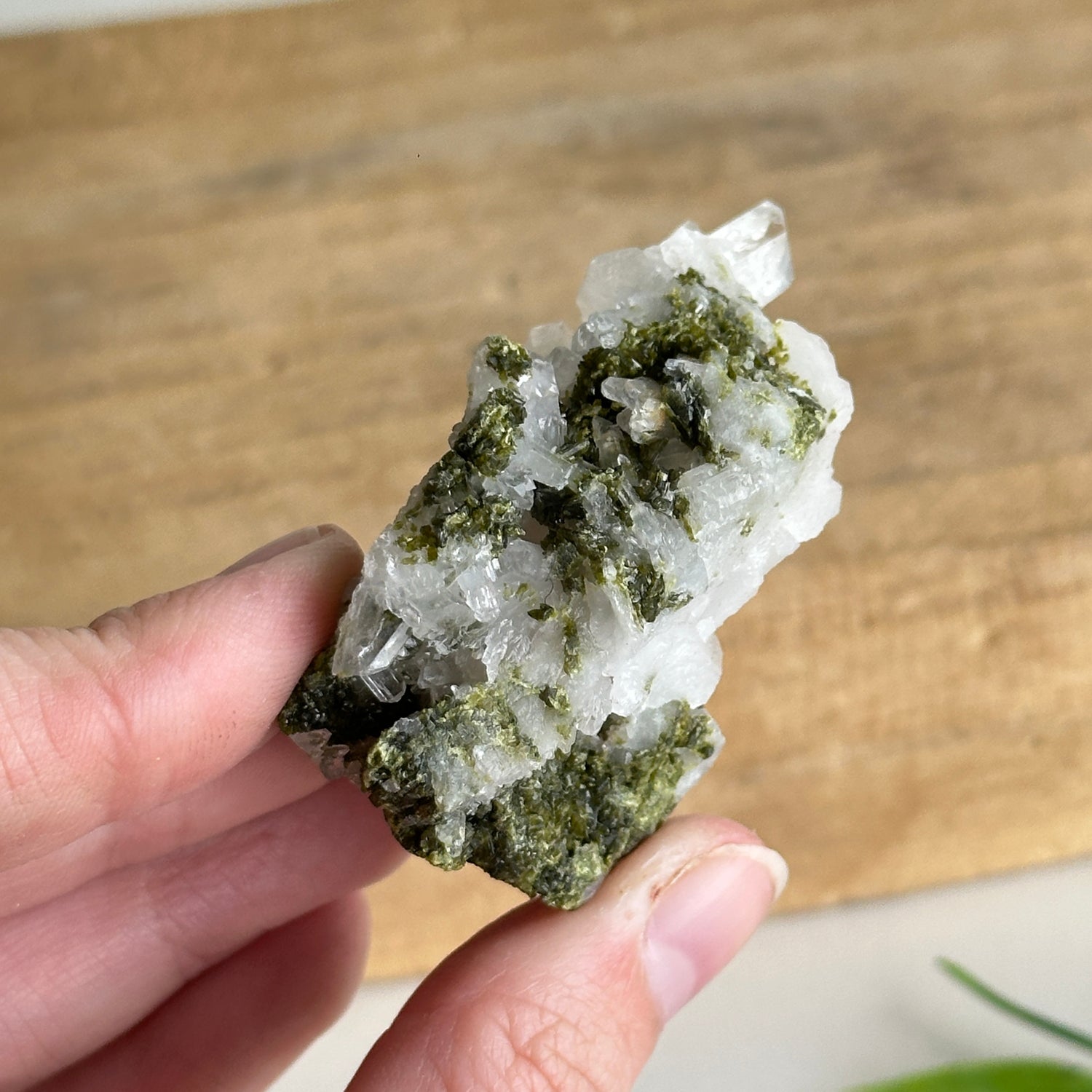 Epidote & Quartz Cluster 46g