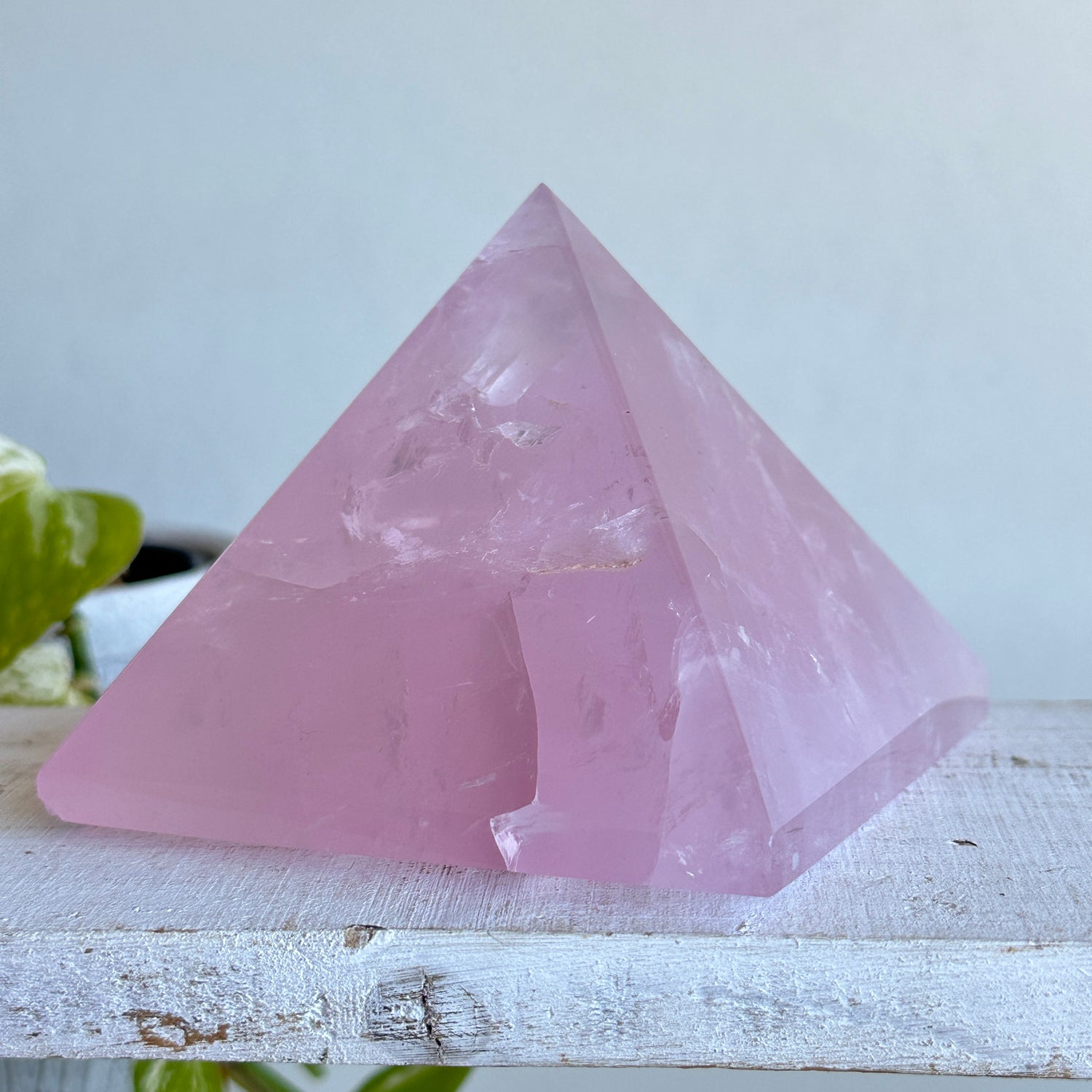 Rose Quartz Pyramid 904g