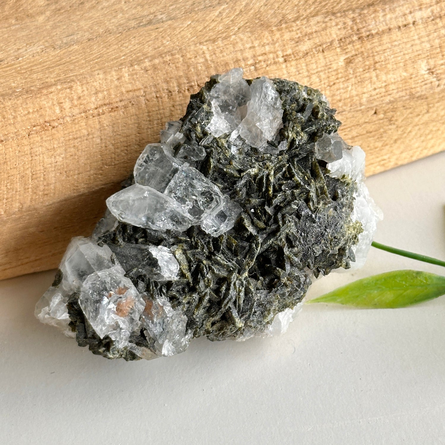 Epidote & Quartz Cluster 72g