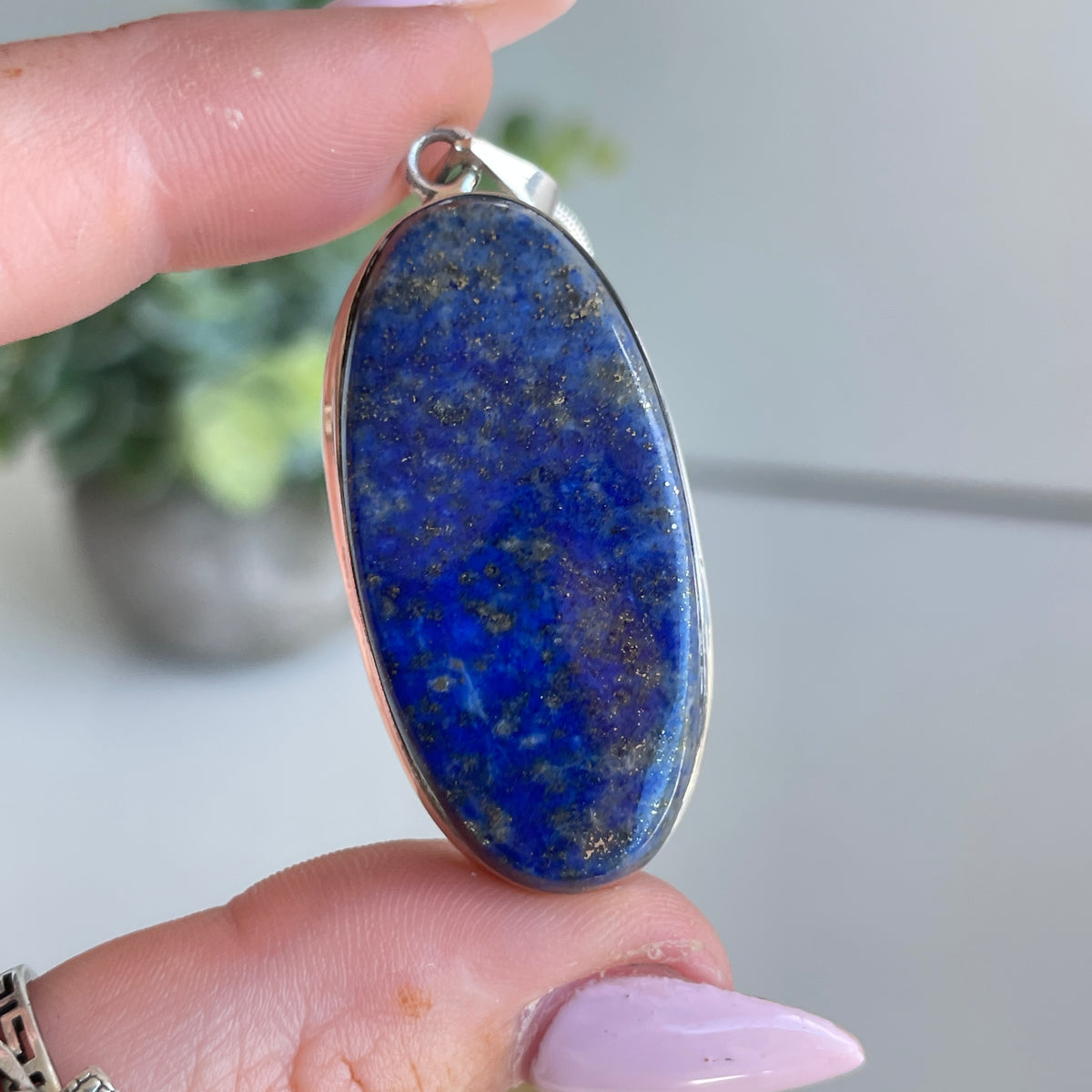 Lapis Lazuli Oval Pendant