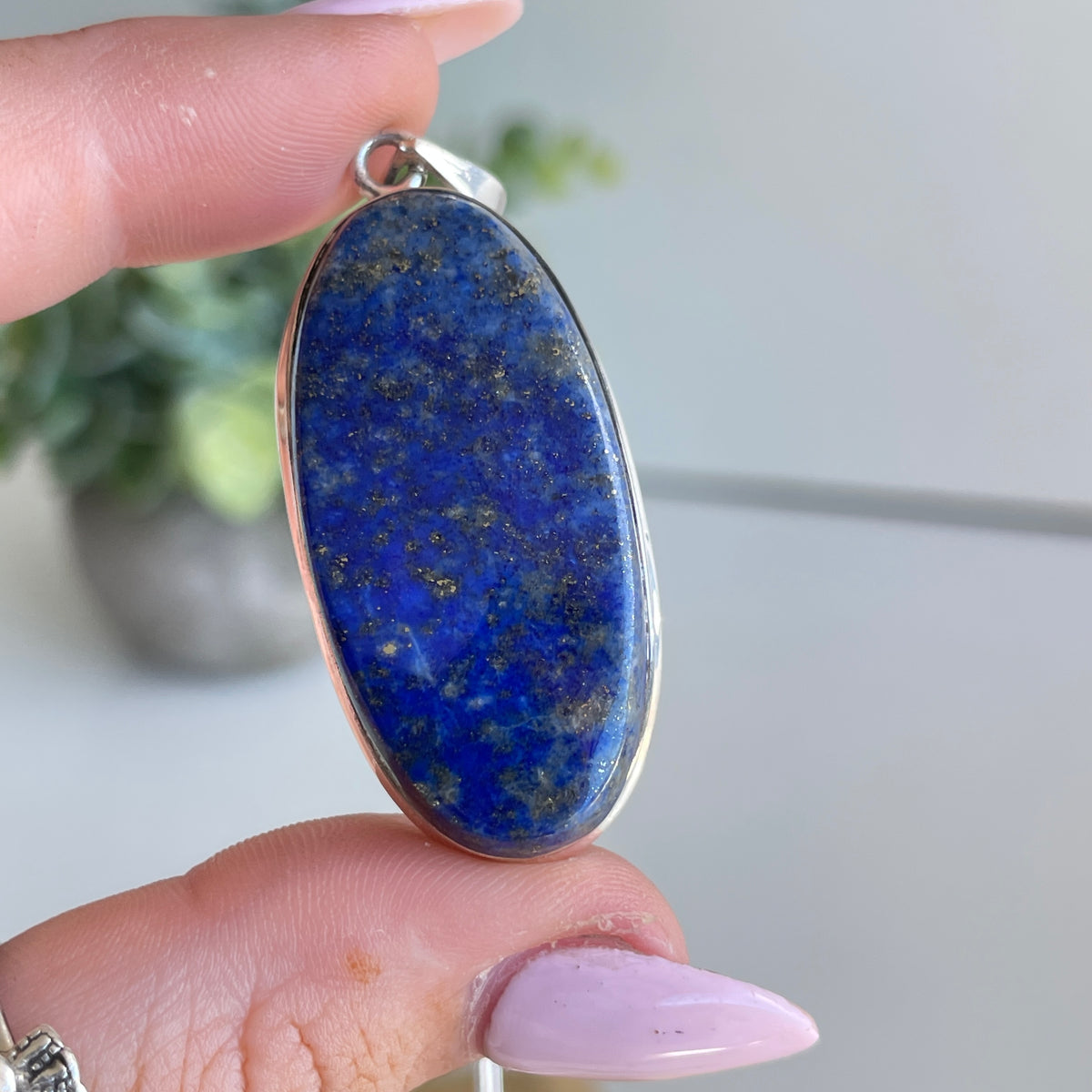 Lapis Lazuli Oval Pendant