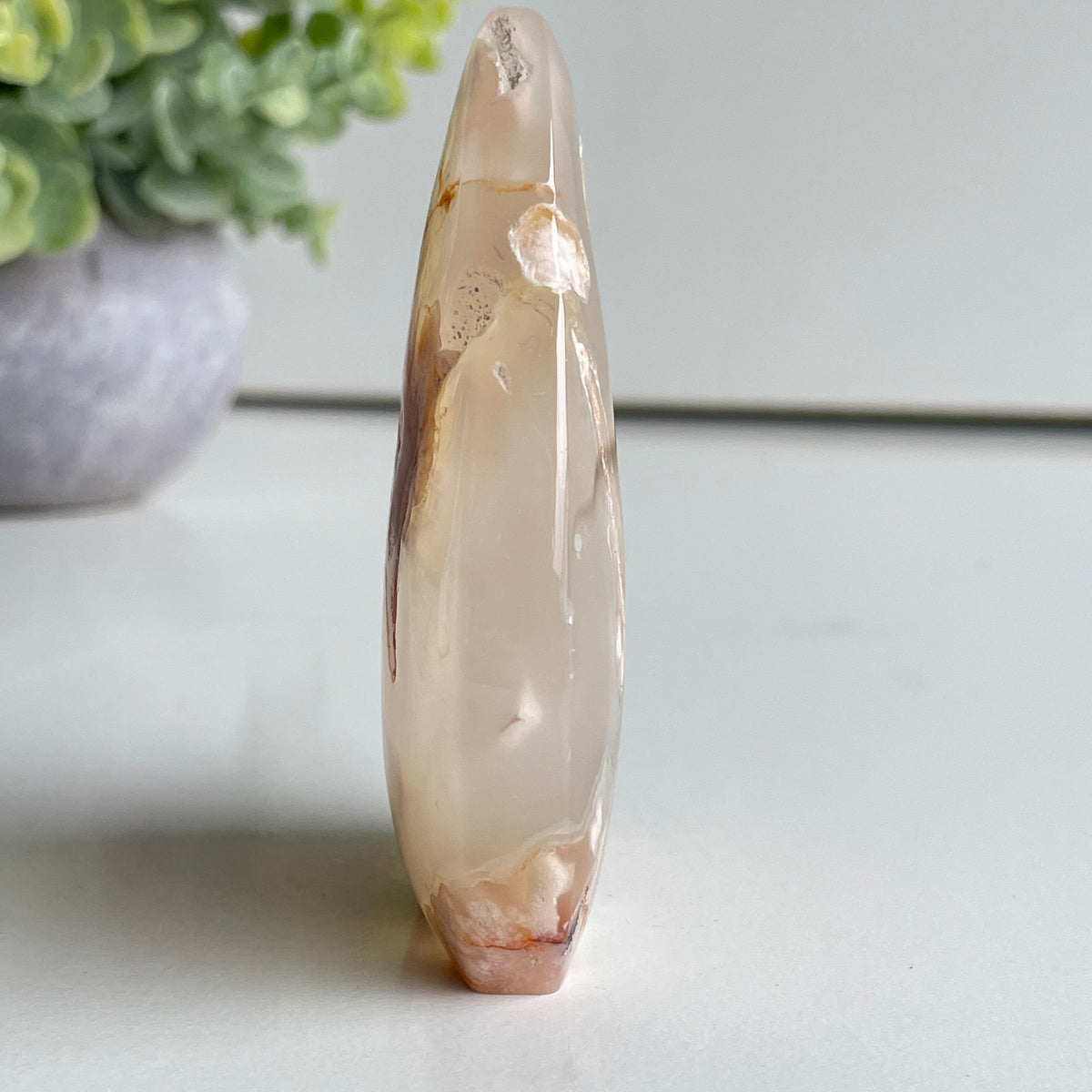 Flower Agate Flame 7.8cm