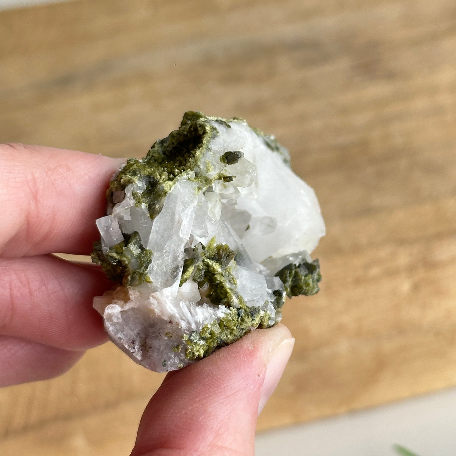 Epidote & Quartz Cluster 28g