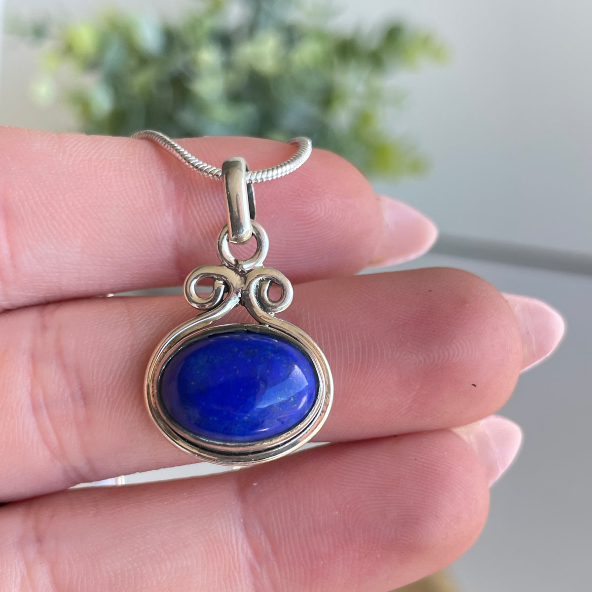 Lapis Lazuli Oval Pendant