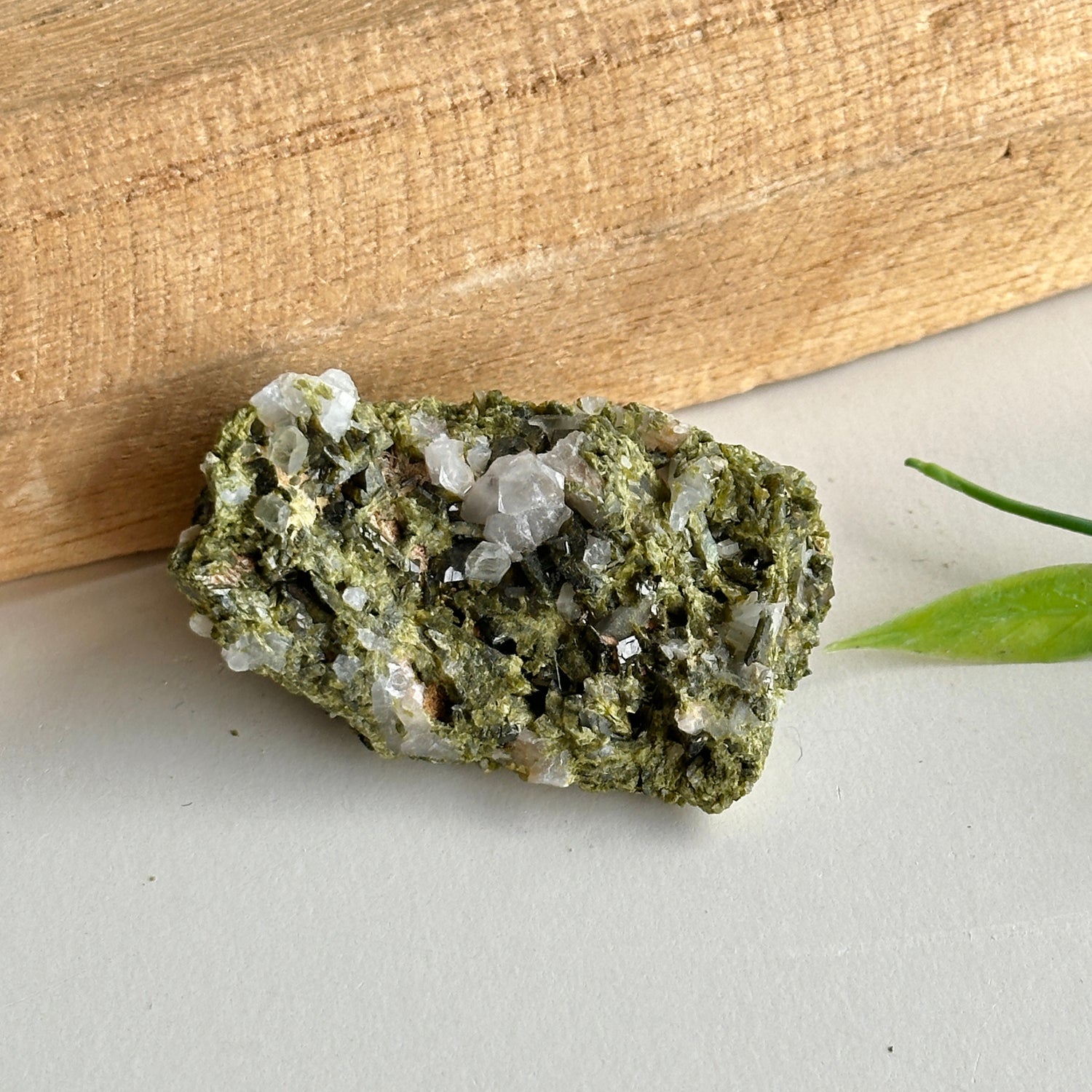 Epidote & Quartz Cluster 26g