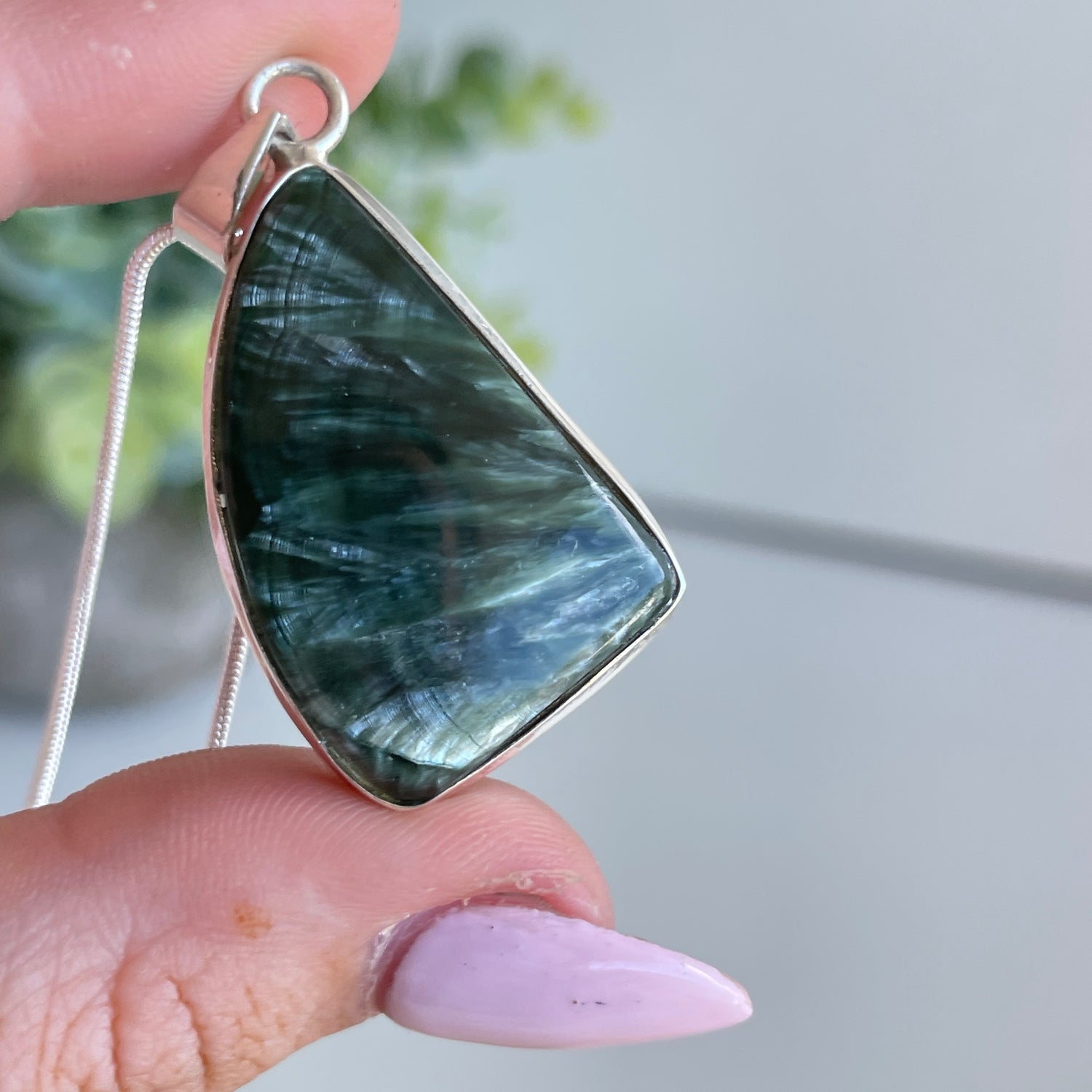 Seraphinite Pendant