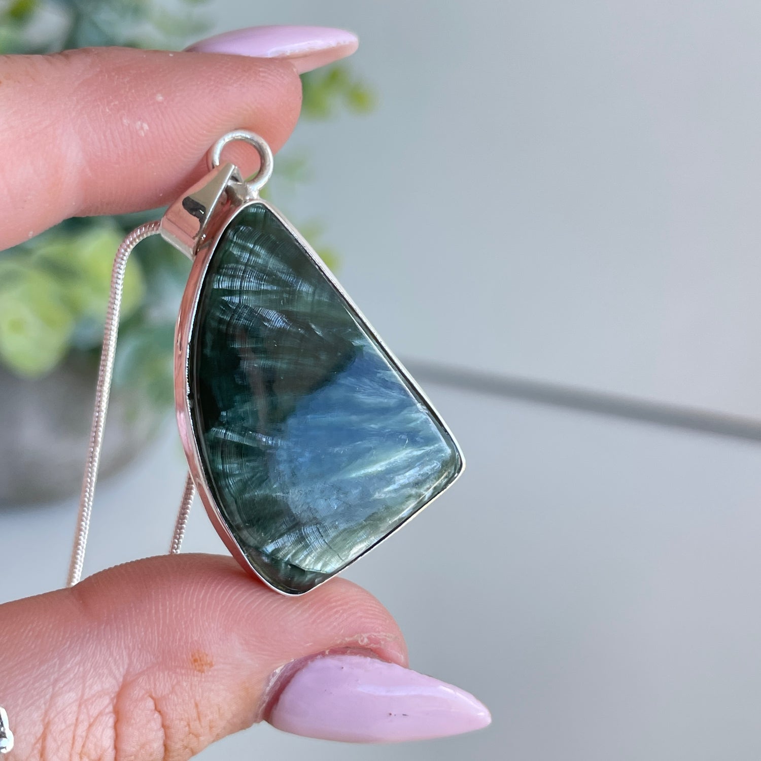 Seraphinite Pendant