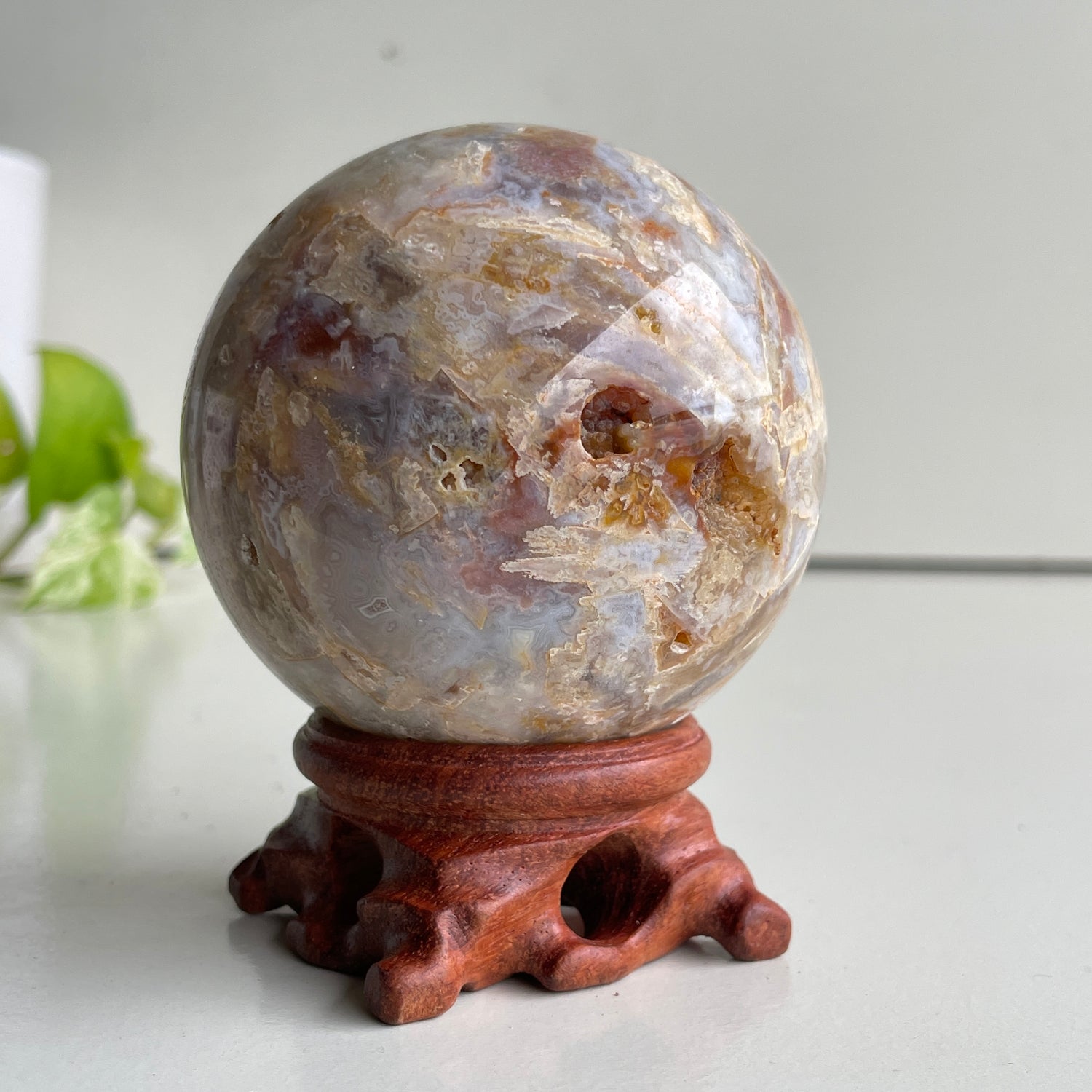 Pink Amethyst Sphere 7.3cm