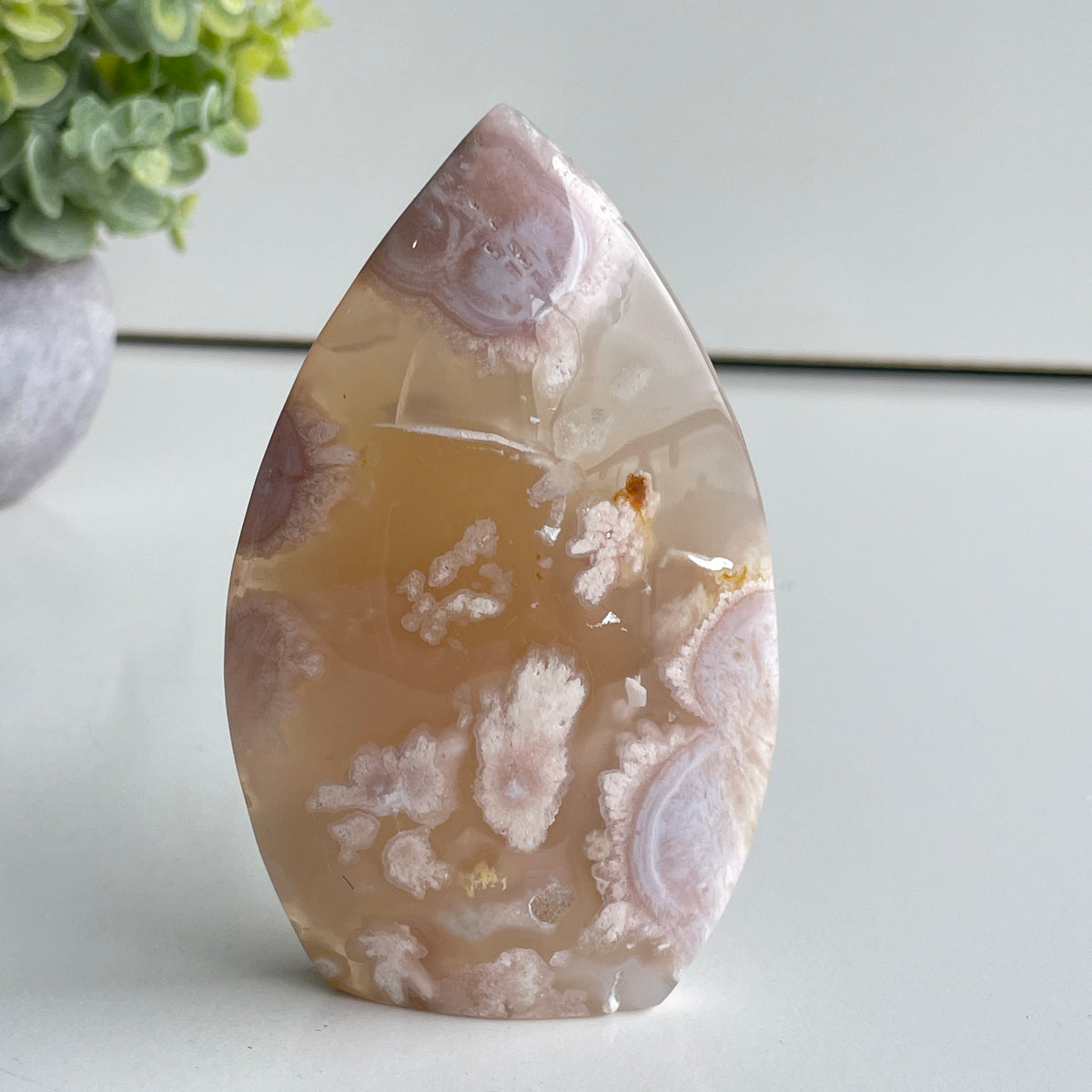Flower Agate Flame 10.3cm