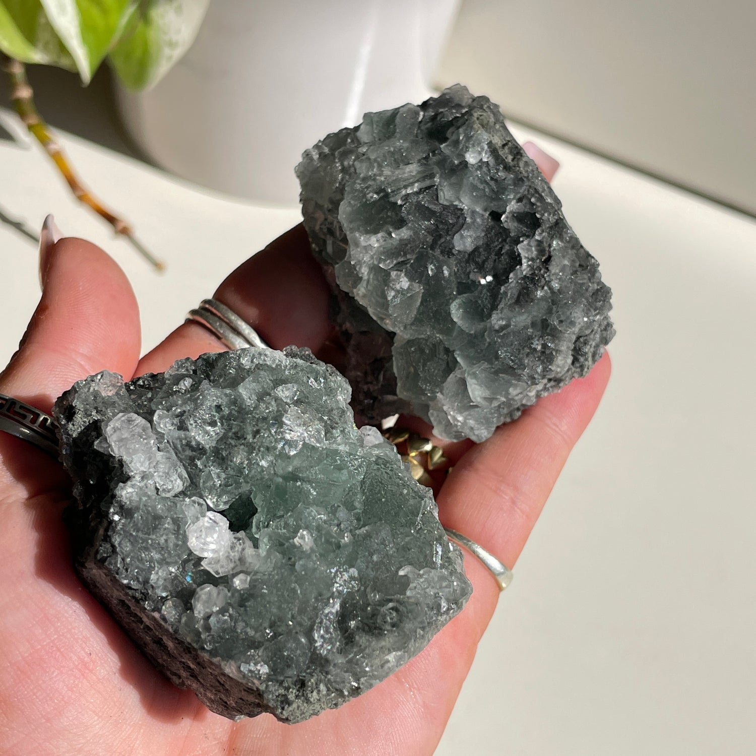 Fluorite Cluster Large