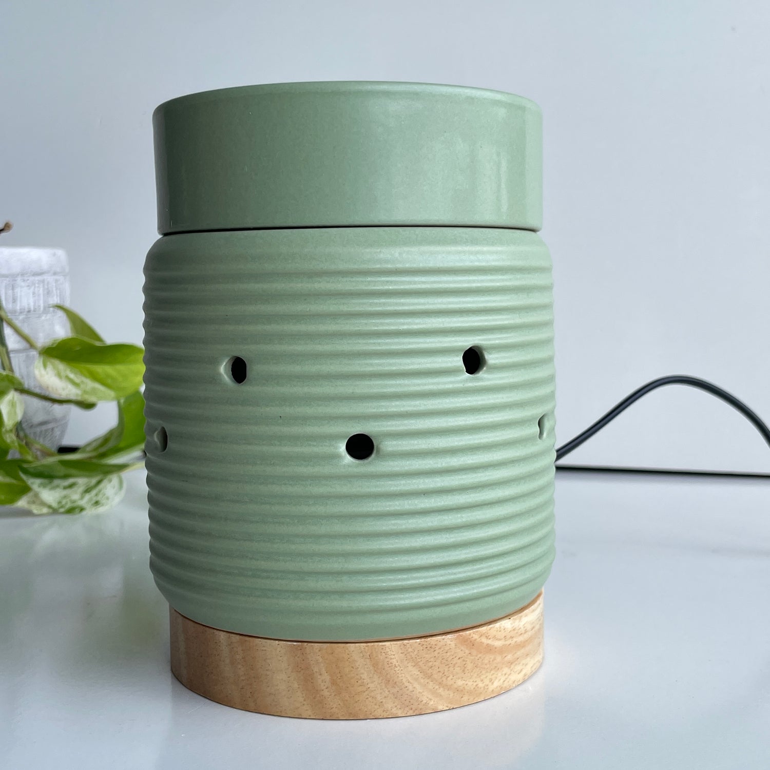 Sage Wood Illumination Warmer