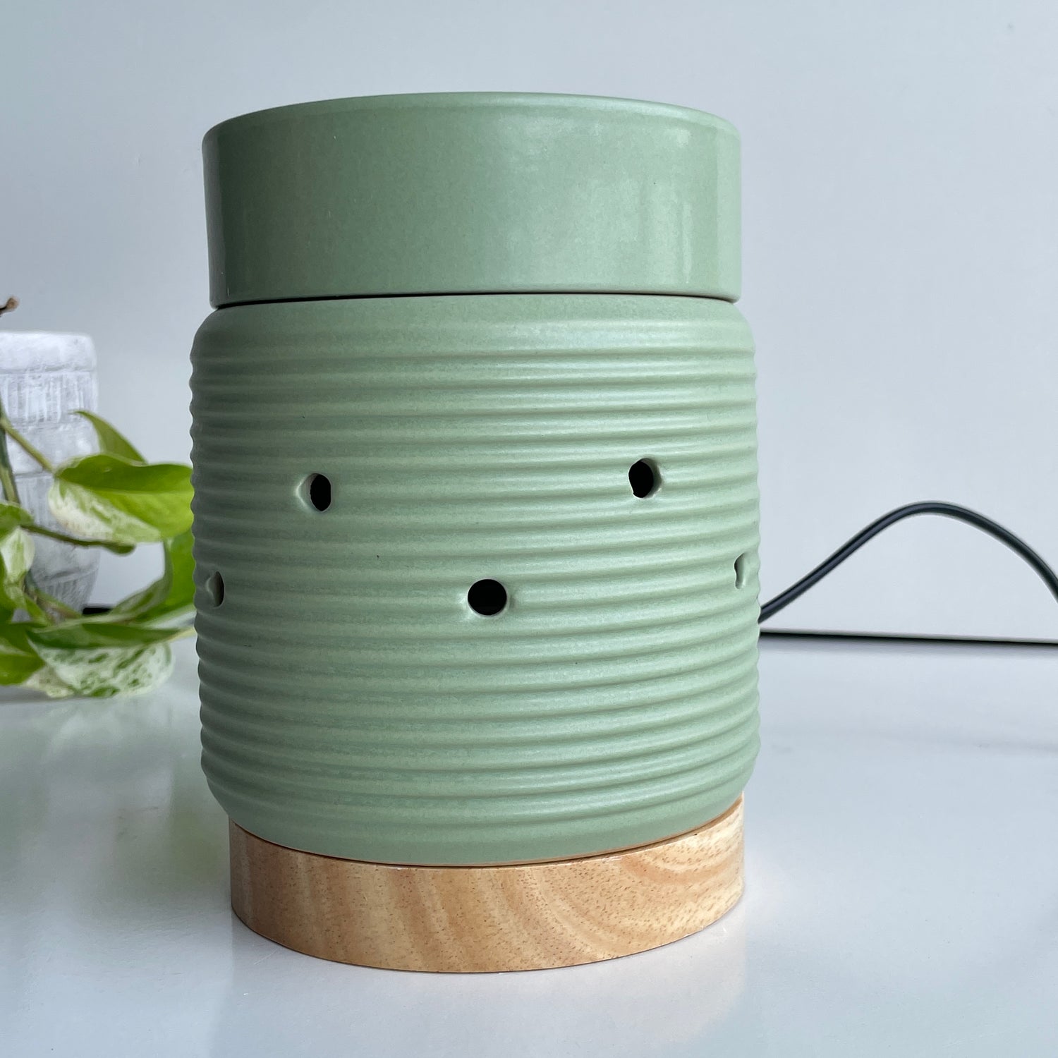Sage Wood Illumination Warmer