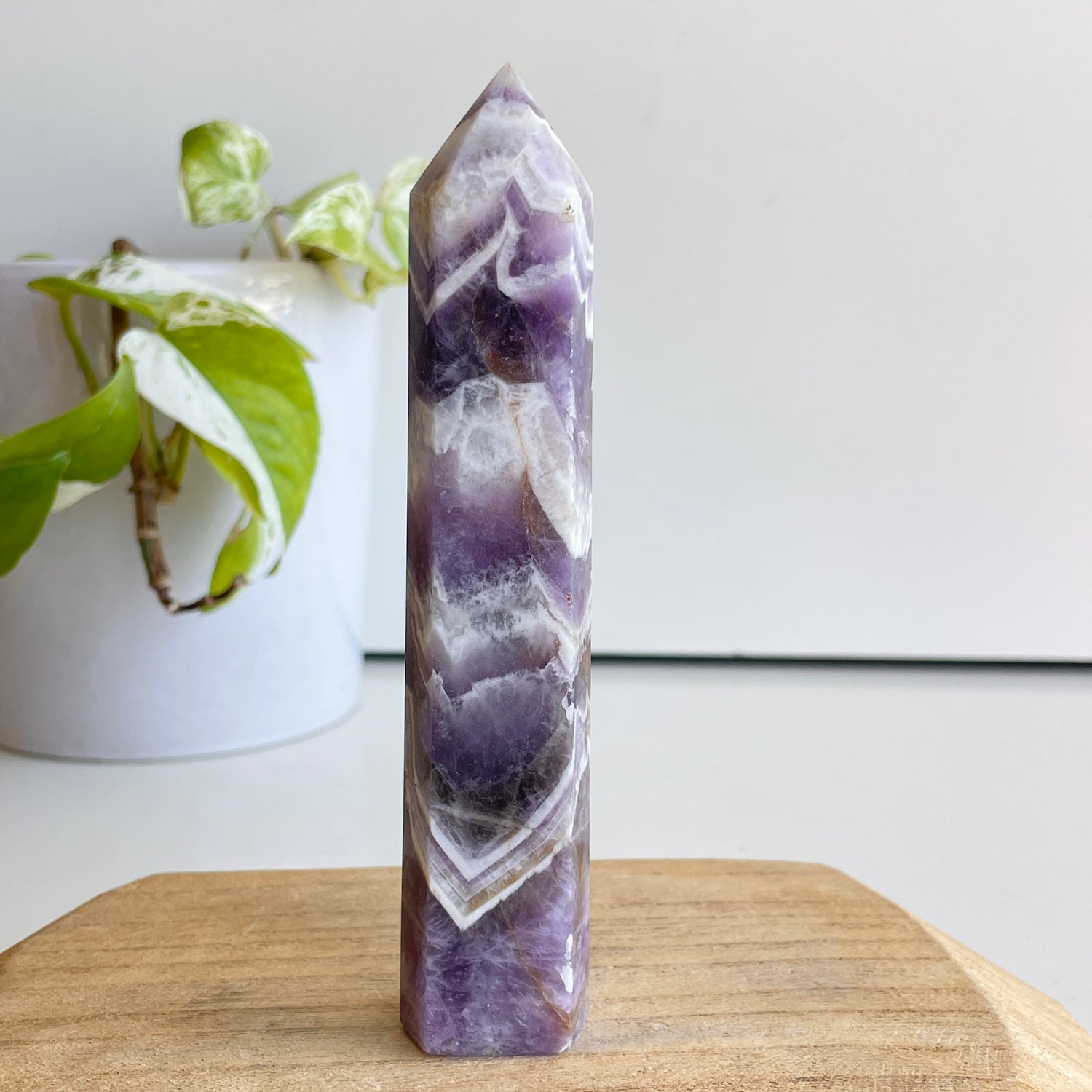 Chevron Amethyst Generator 13.9cm