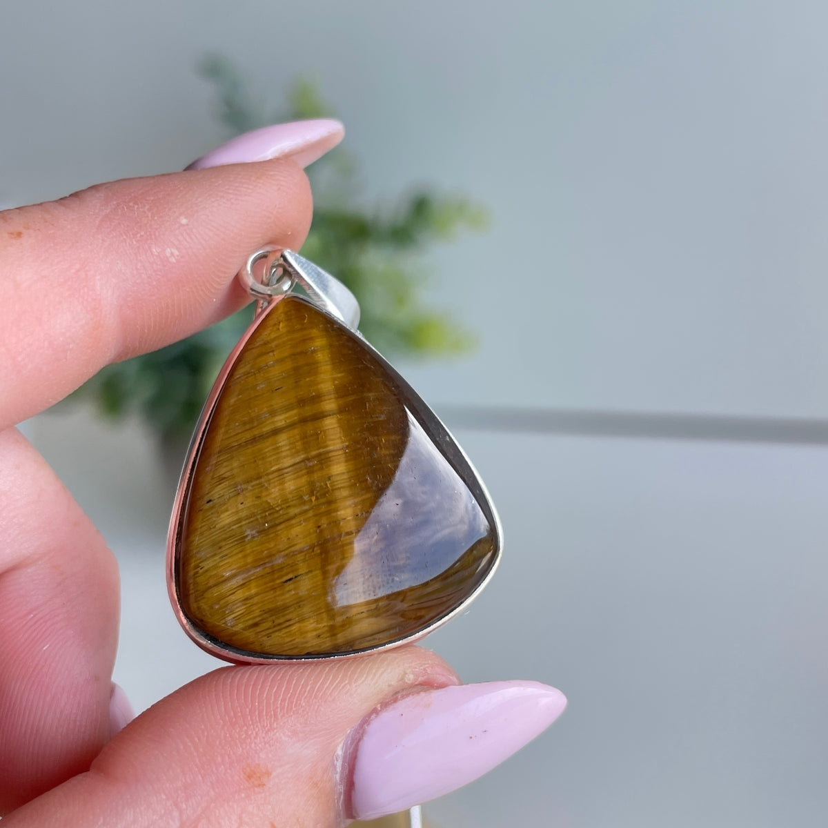 Tigers Eye Teardrop Pendant