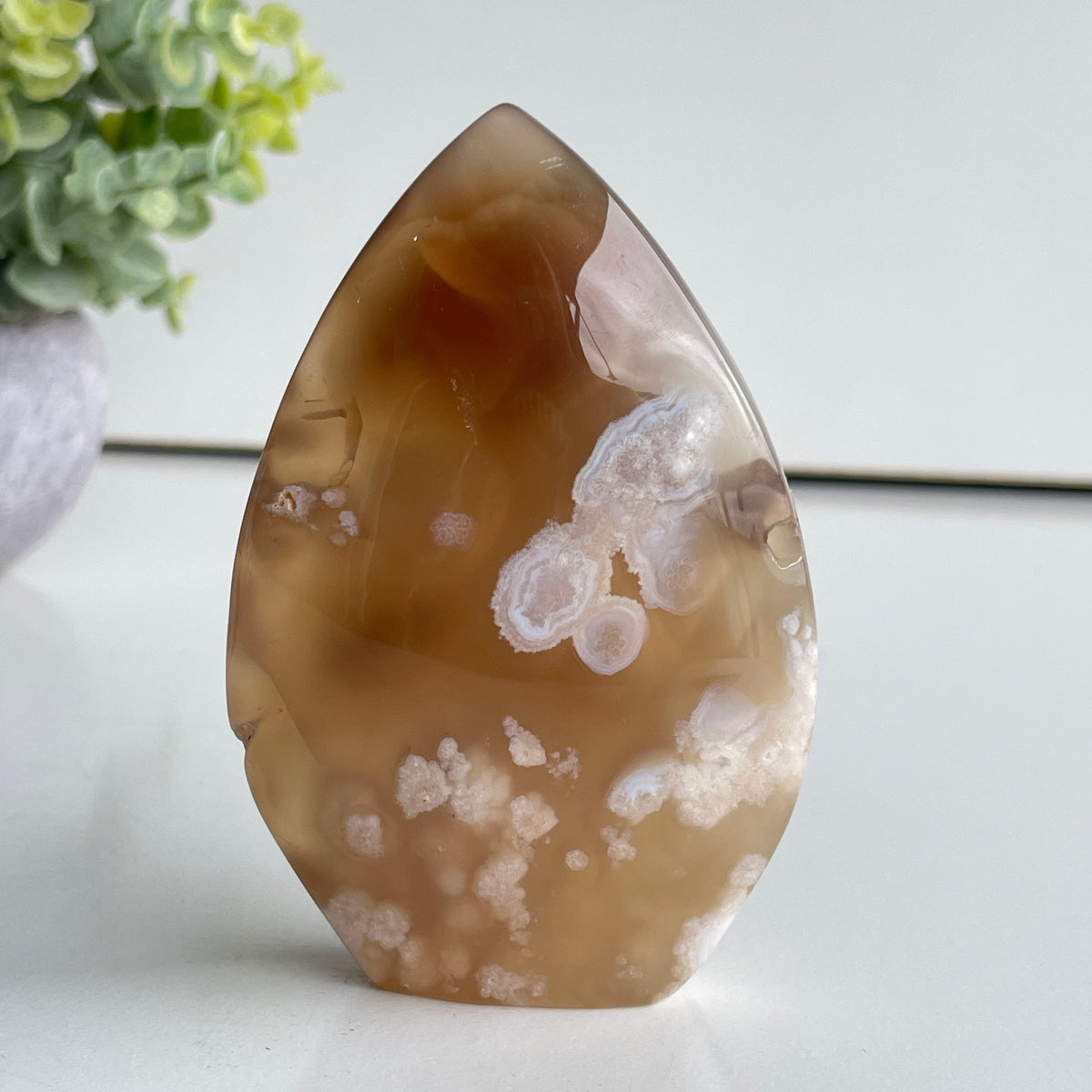 Flower Agate Flame 9.4cm
