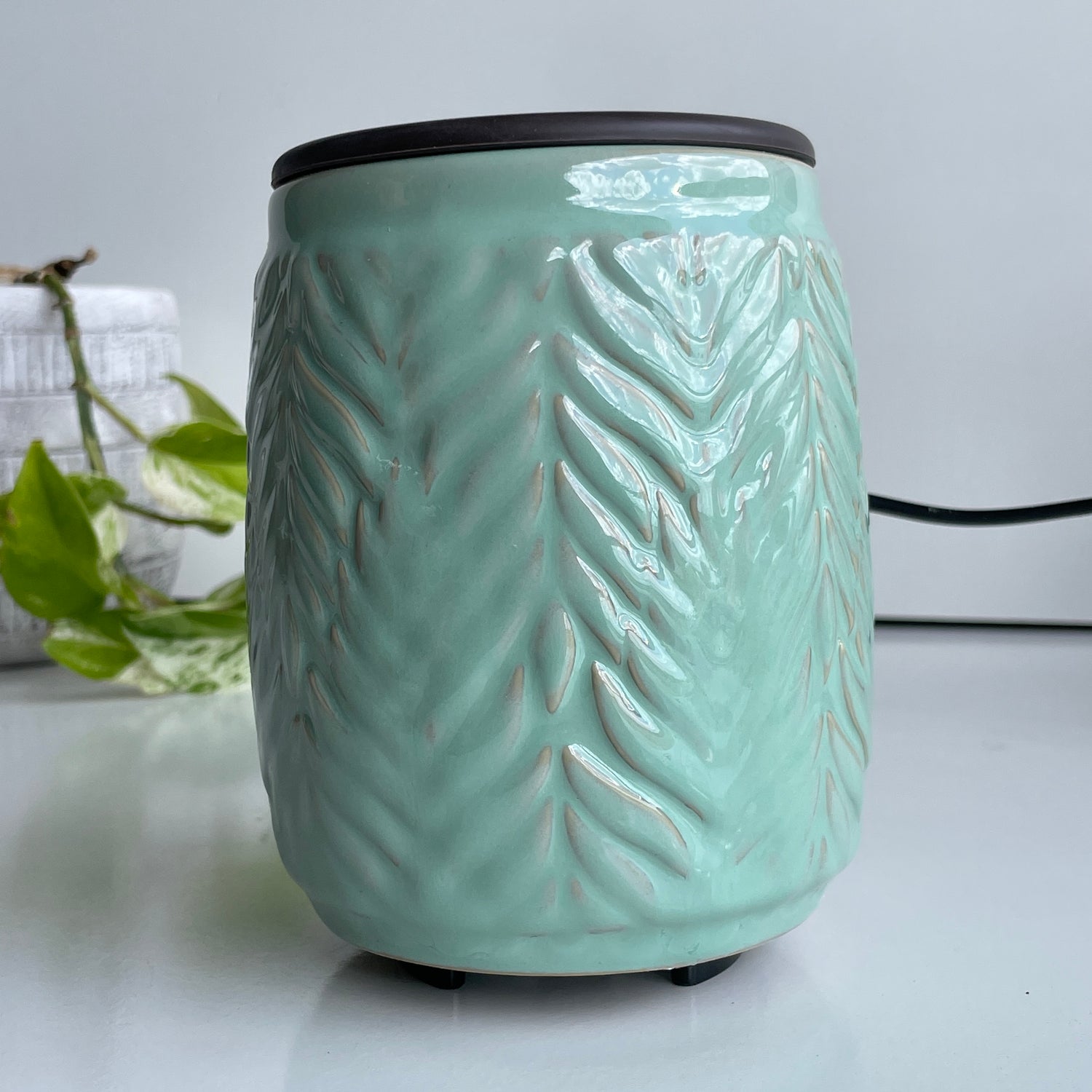 Mint Leaf Flip Dish Wax Warmer