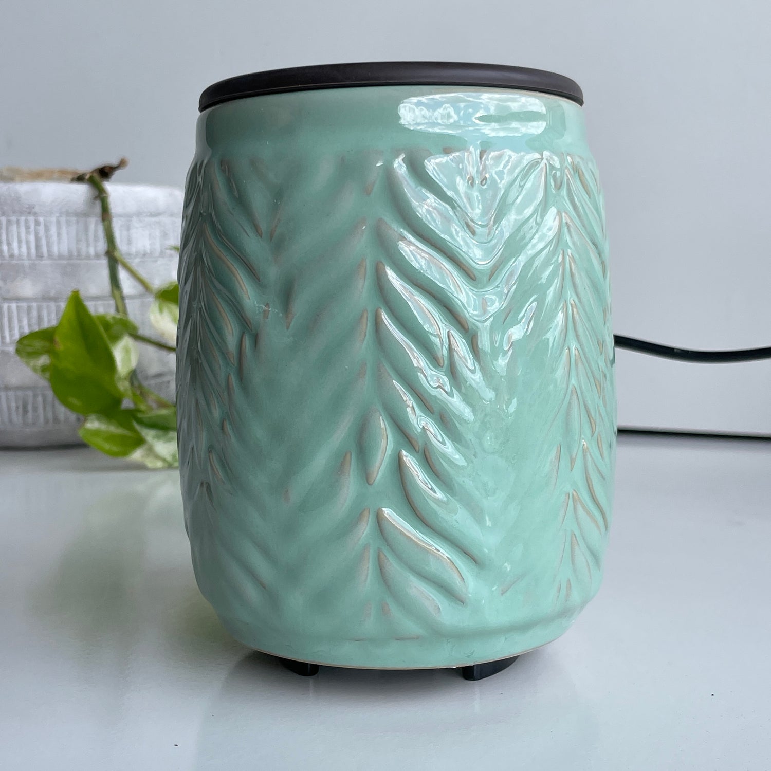 Mint Leaf Flip Dish Wax Warmer