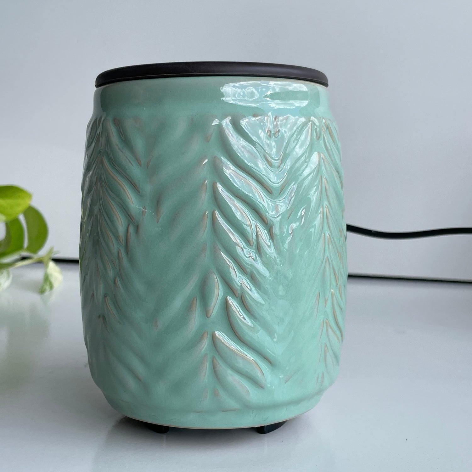 Mint Leaf Flip Dish Wax Warmer