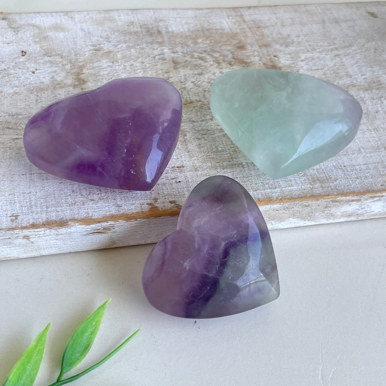 Fluorite Hearts Assorted Med