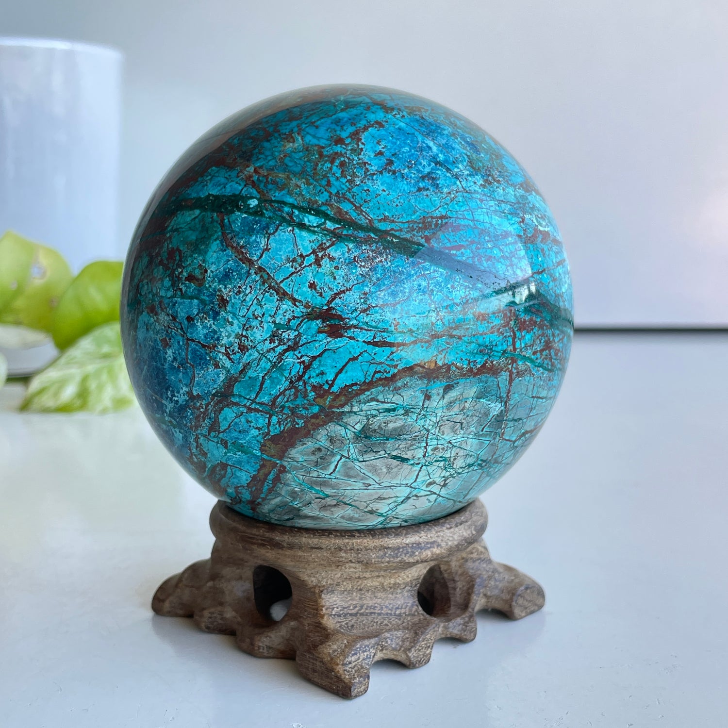 Chrysocolla Sphere 9.1cm