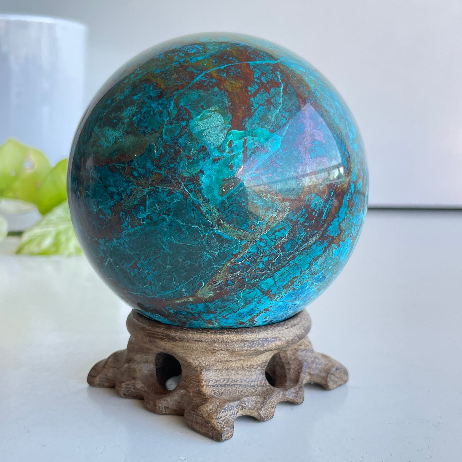 Chrysocolla Sphere 9.1cm