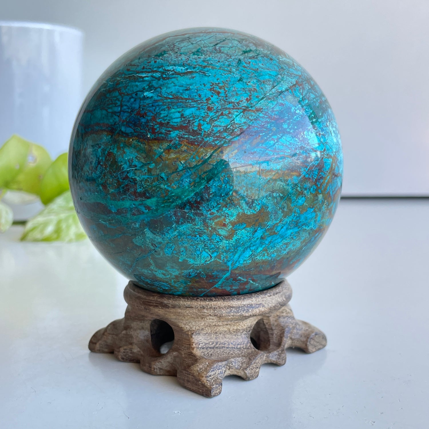Chrysocolla Sphere 9.1cm