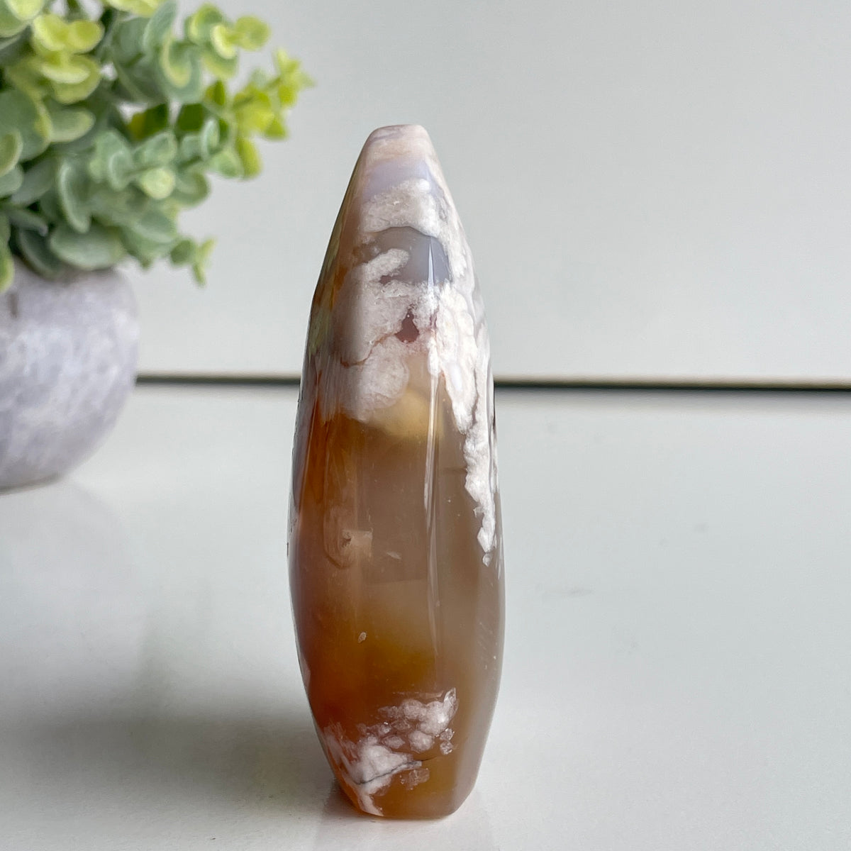 Flower Agate Flame 8.7cm