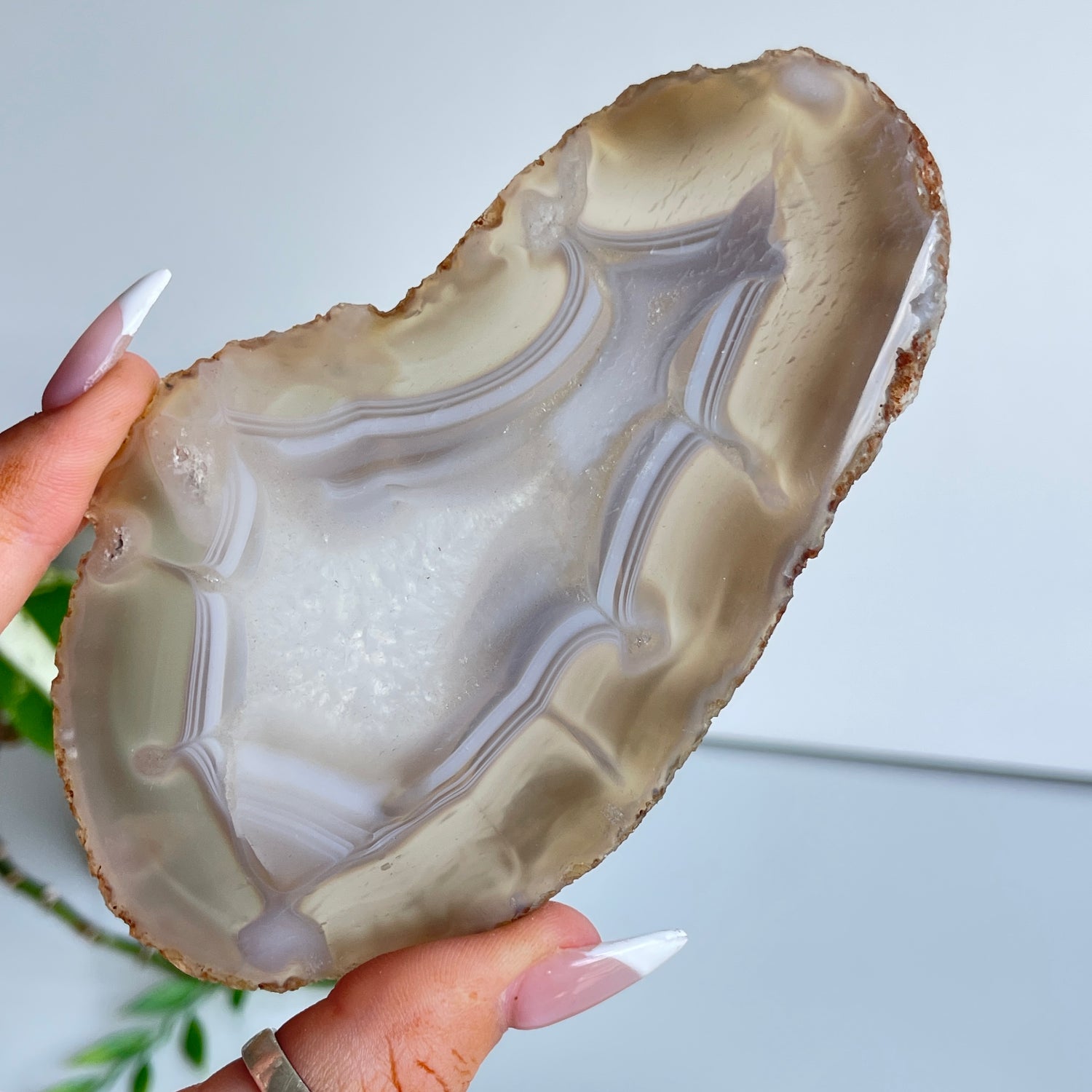 Iris Agate Slice 110g