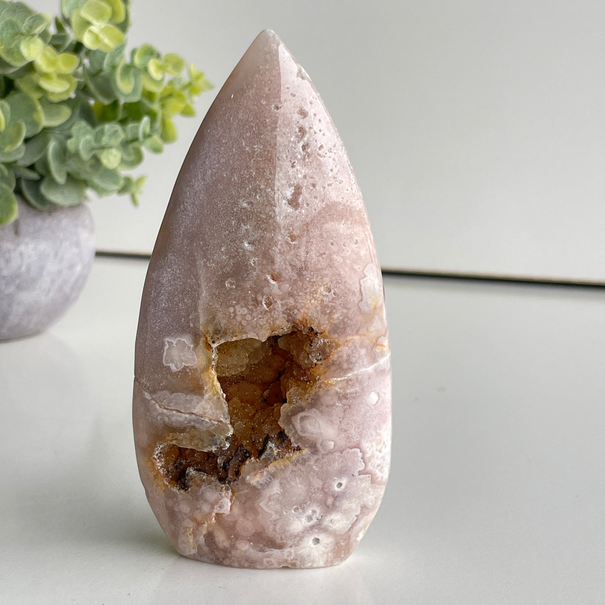 Flower Agate Flame 12.2cm