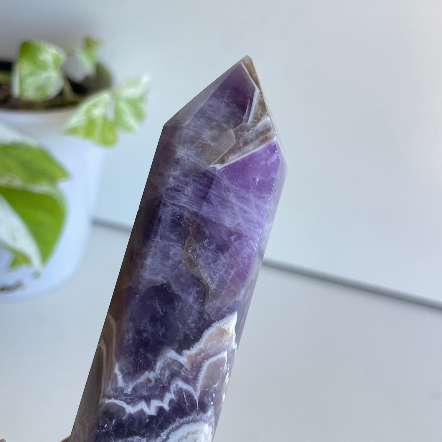 Chevron Amethyst Generator 14.8cm