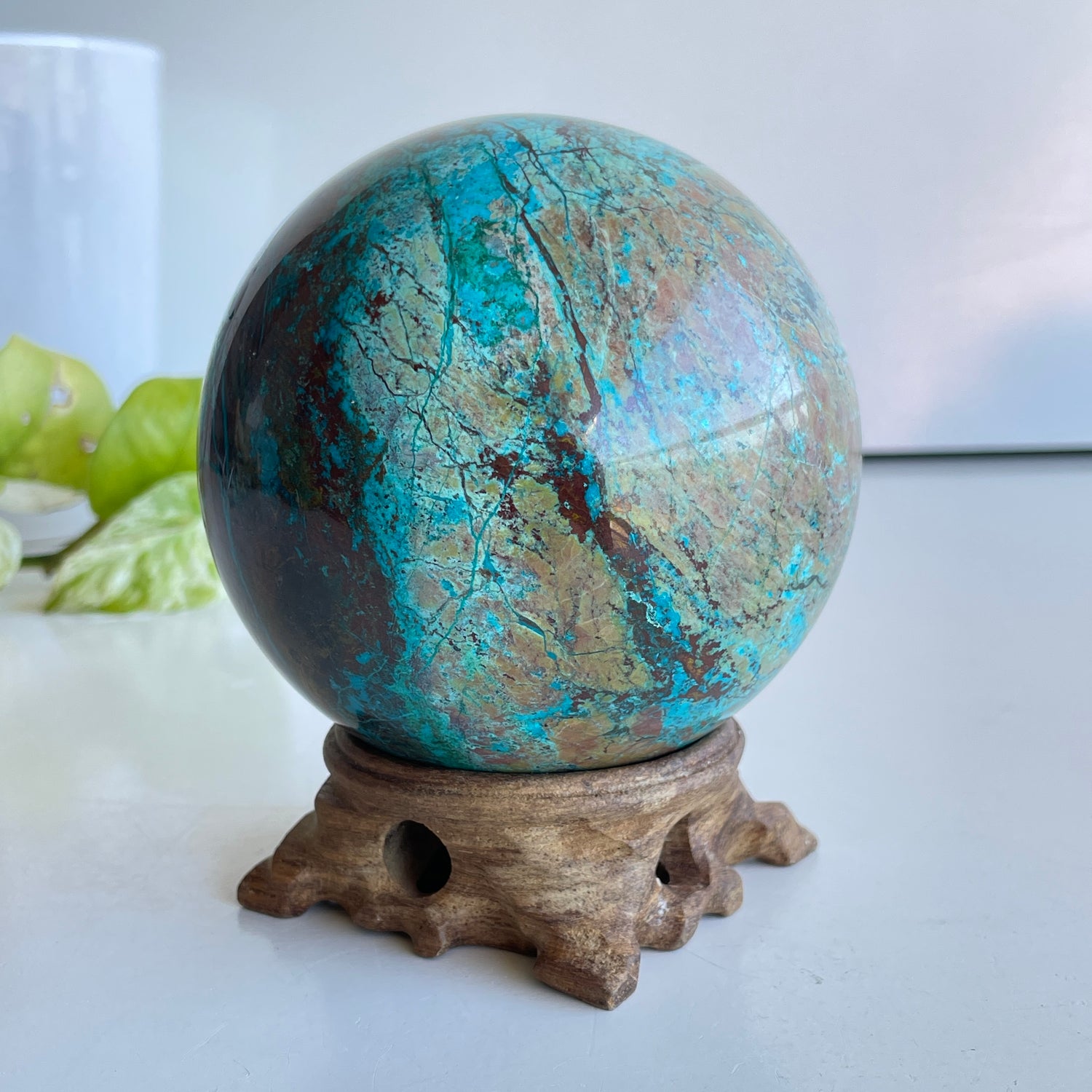 Chrysocolla Sphere 9.5cm