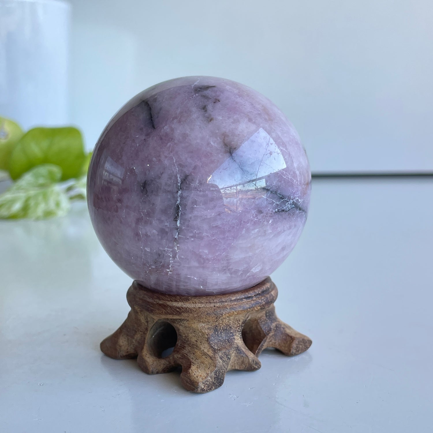 Kunzite Sphere 6.4cm