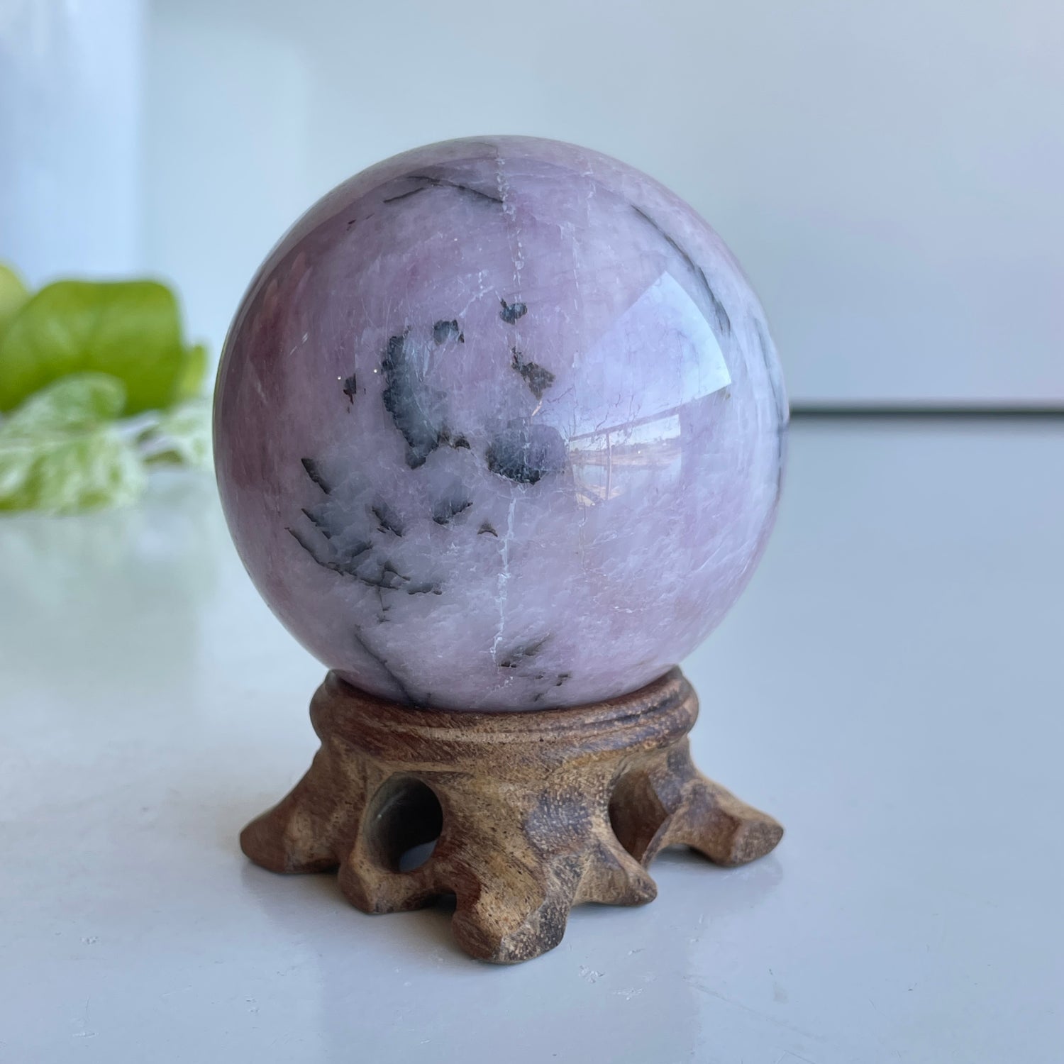 Kunzite Sphere 6.4cm