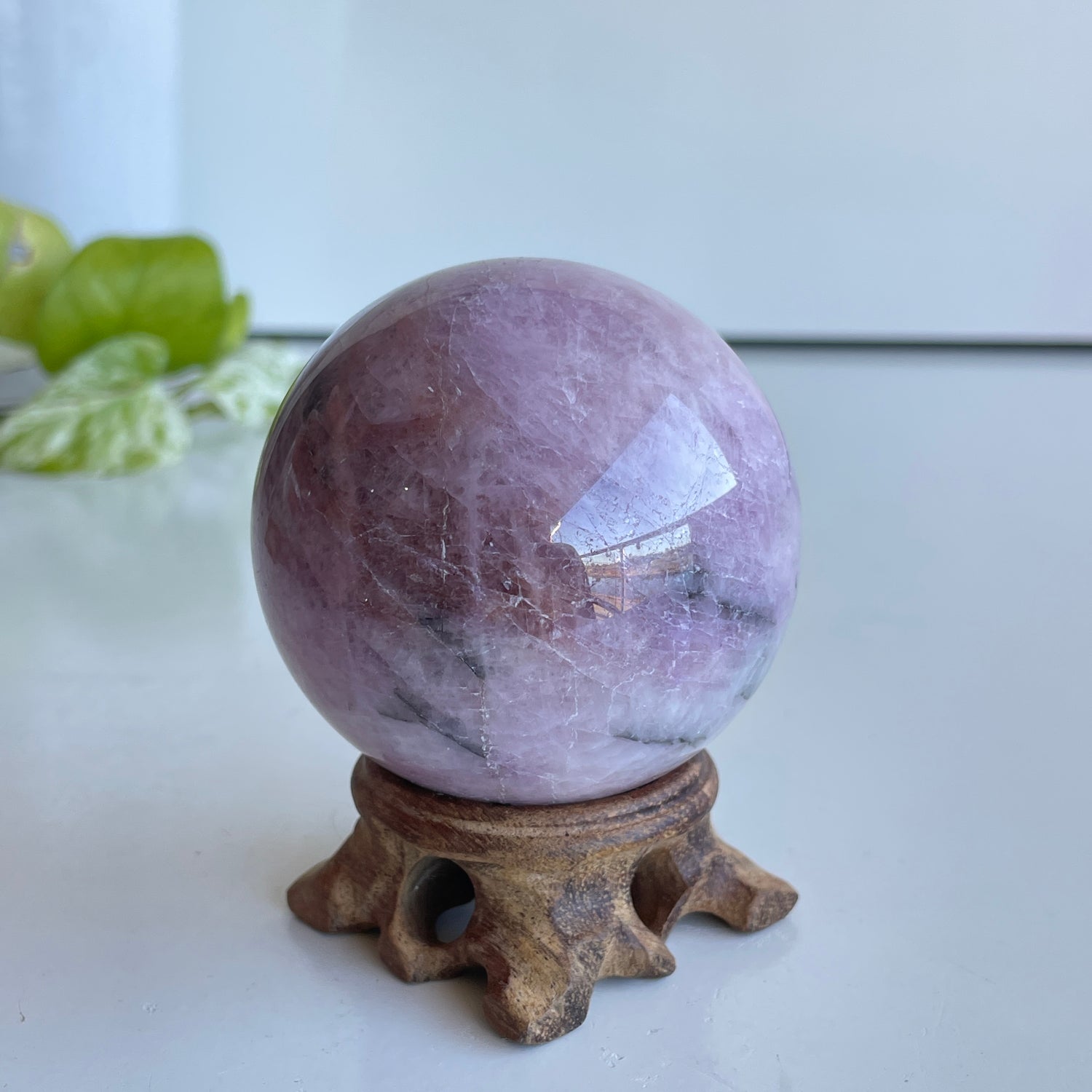 Kunzite Sphere 6.4cm