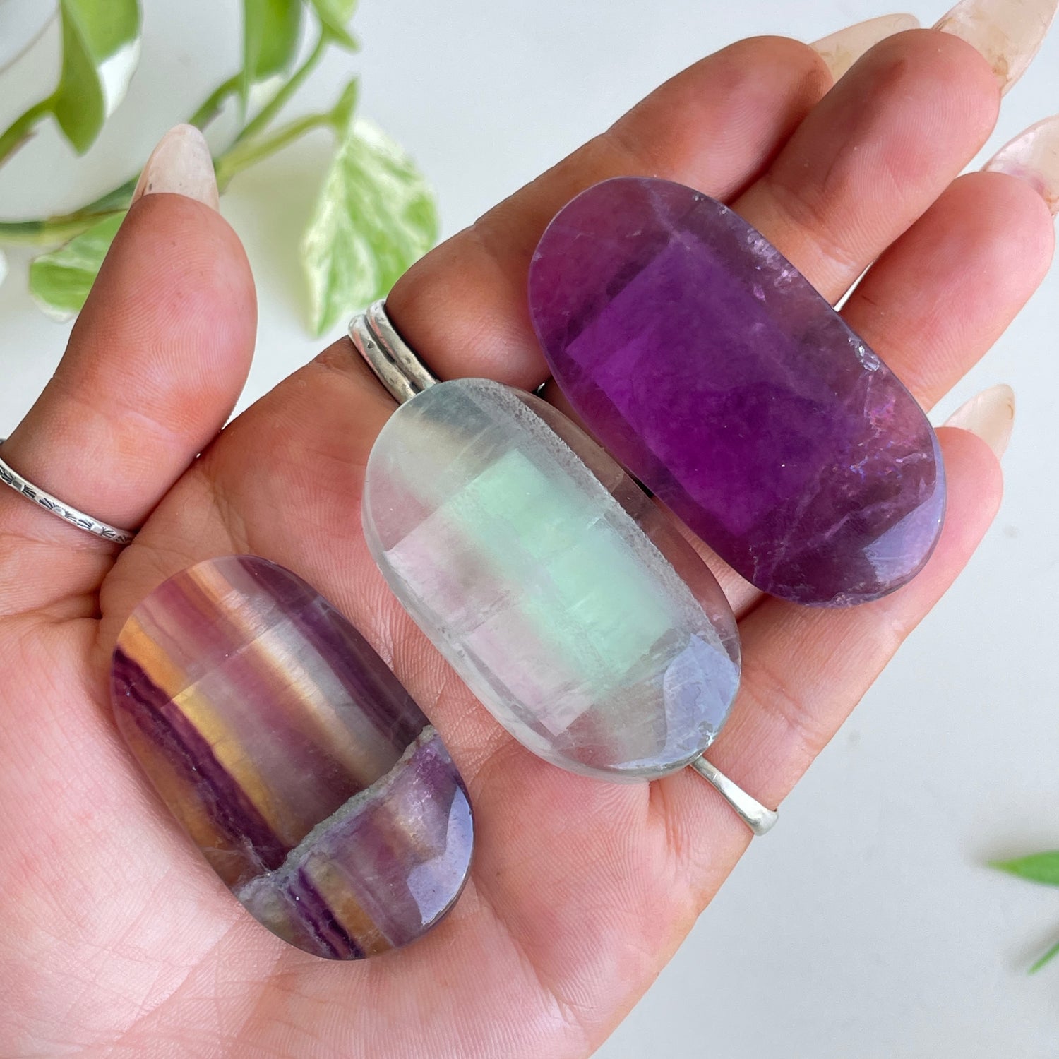 Fluorite Palmstone Small