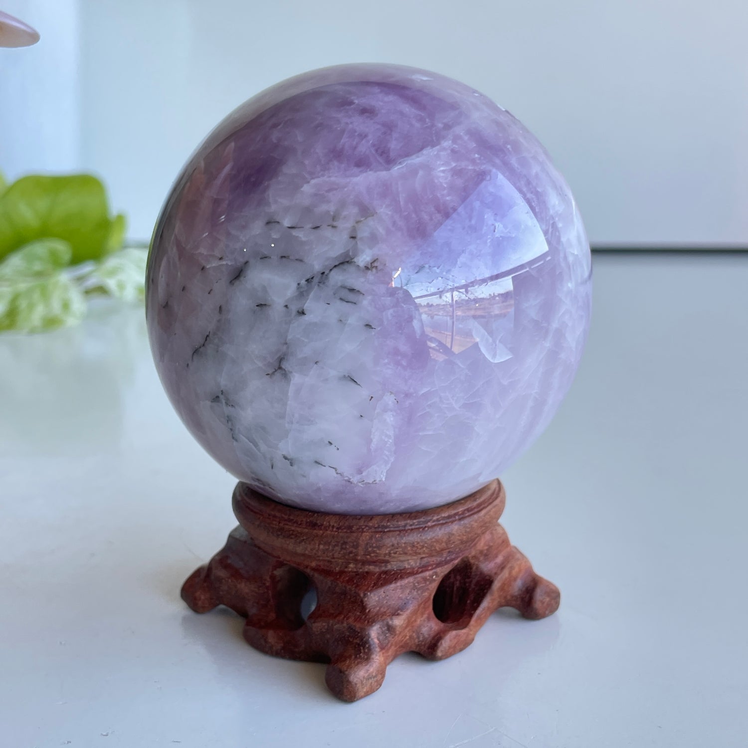 Kunzite Sphere 7.7cm