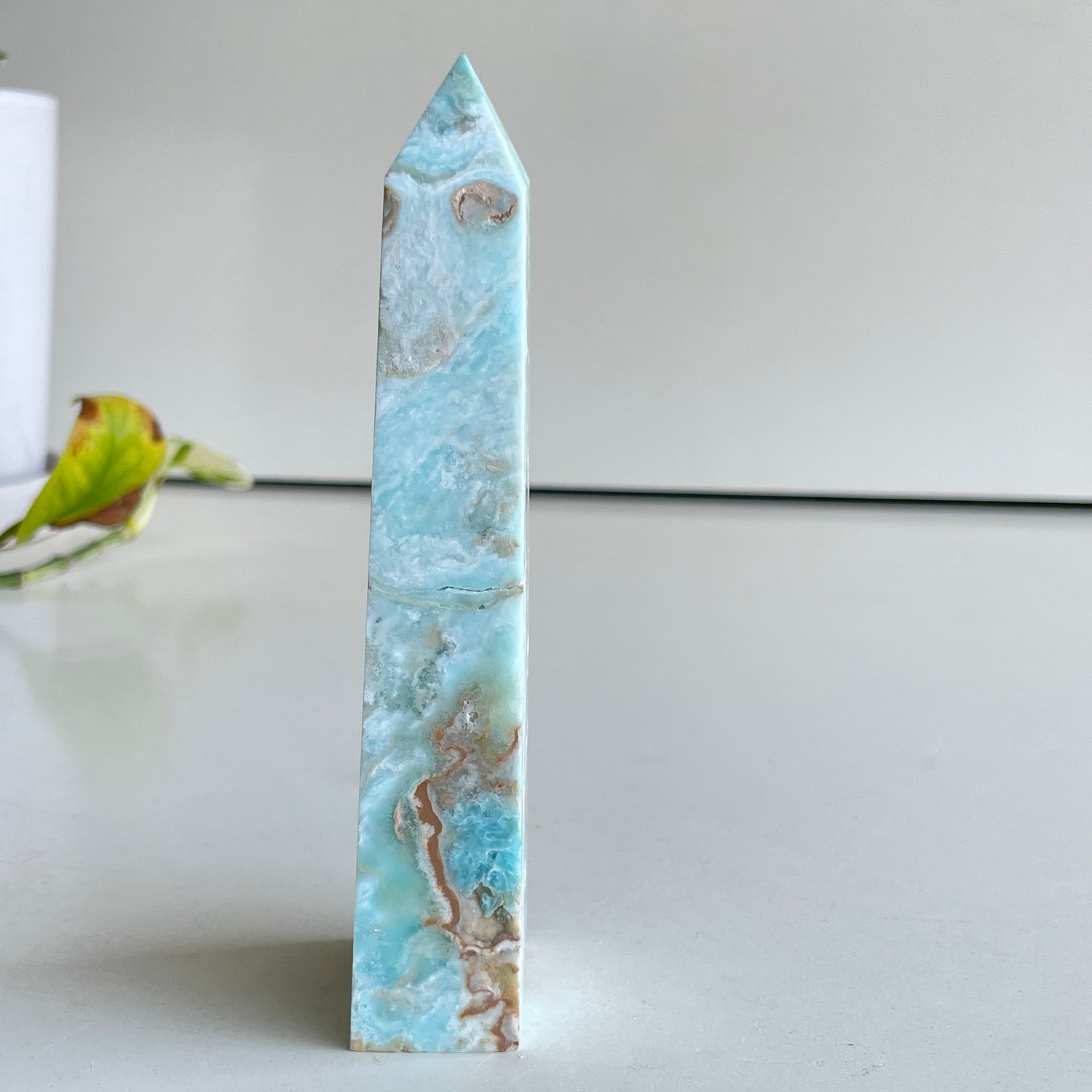 Aragonite Obelisk 14.2cm